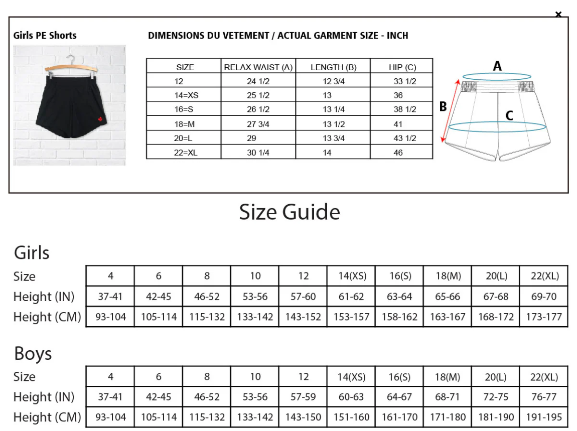 CDNIS Girl's PE Shorts、mySite、g9winljtr