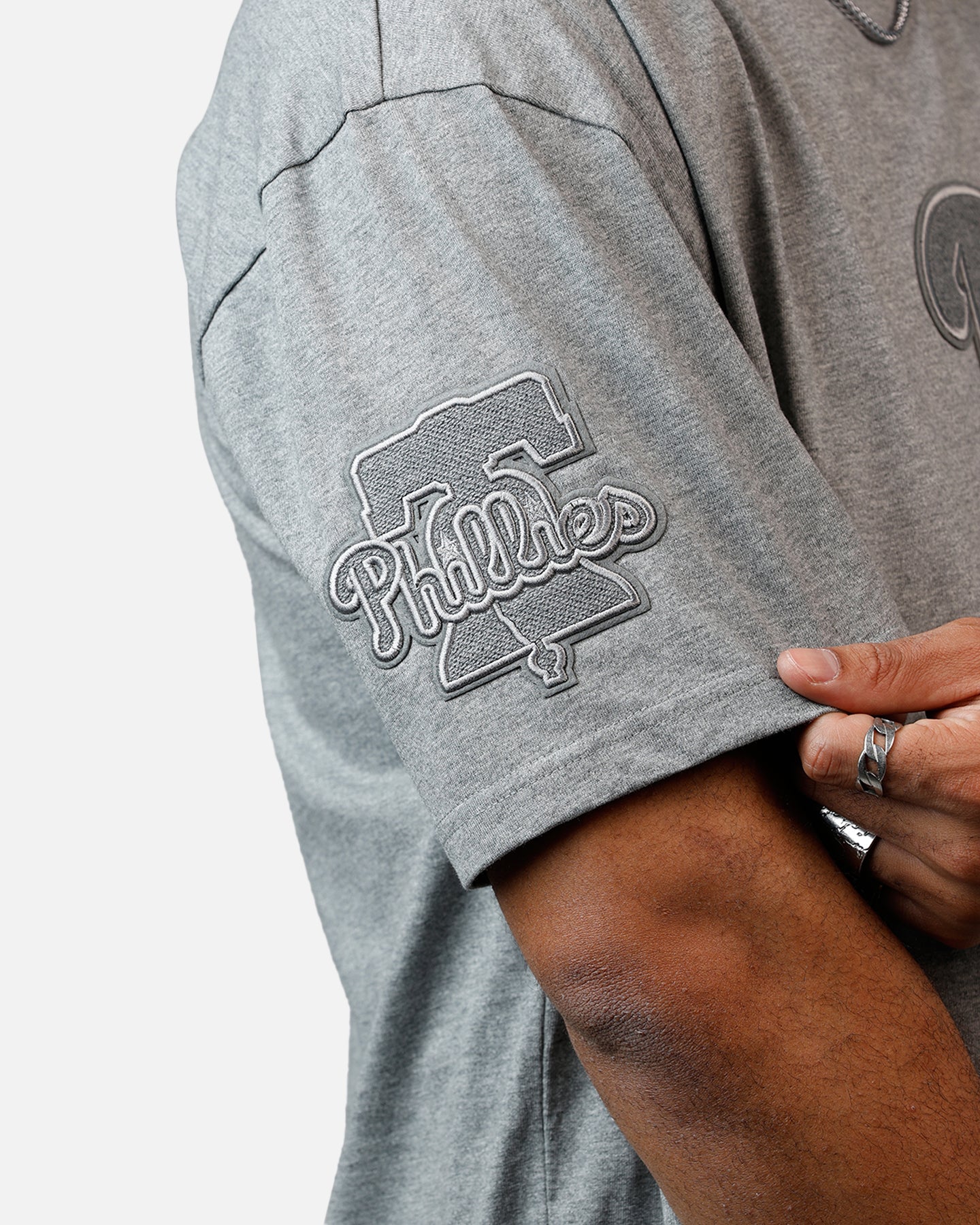Pro Standard Philadelphia Phillies Reverse French Terry T-Shirt Grey、mySite、zt4zffjzw