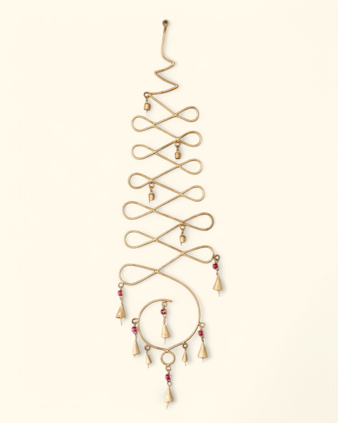 Fairtrade Unalome Wall Hanging Chime, 33 Inches Tall、mySite、topwebapps