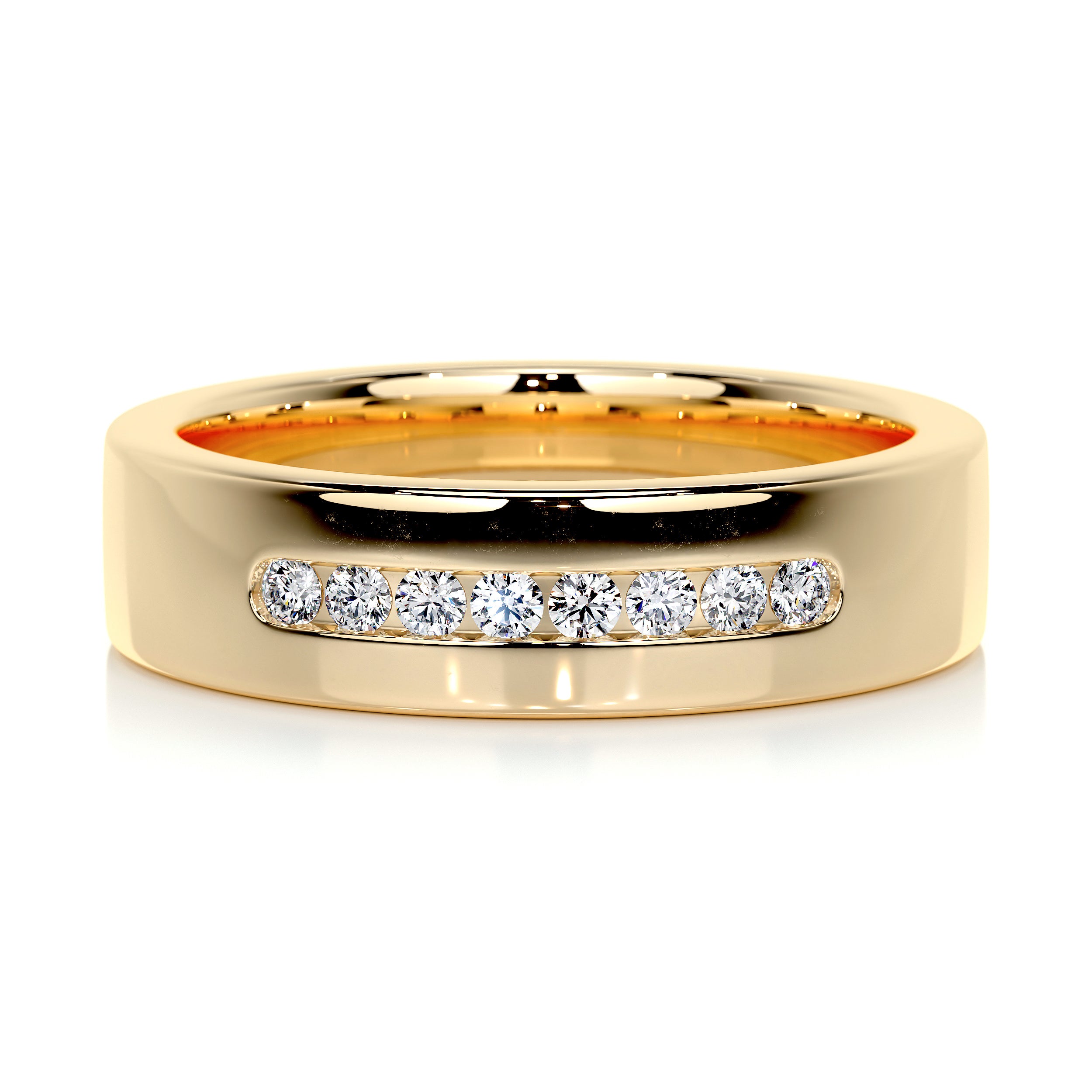 Nicky Wedding Band (0.20 Carat) -18K Yellow Gold、mySite、hinf8tx79