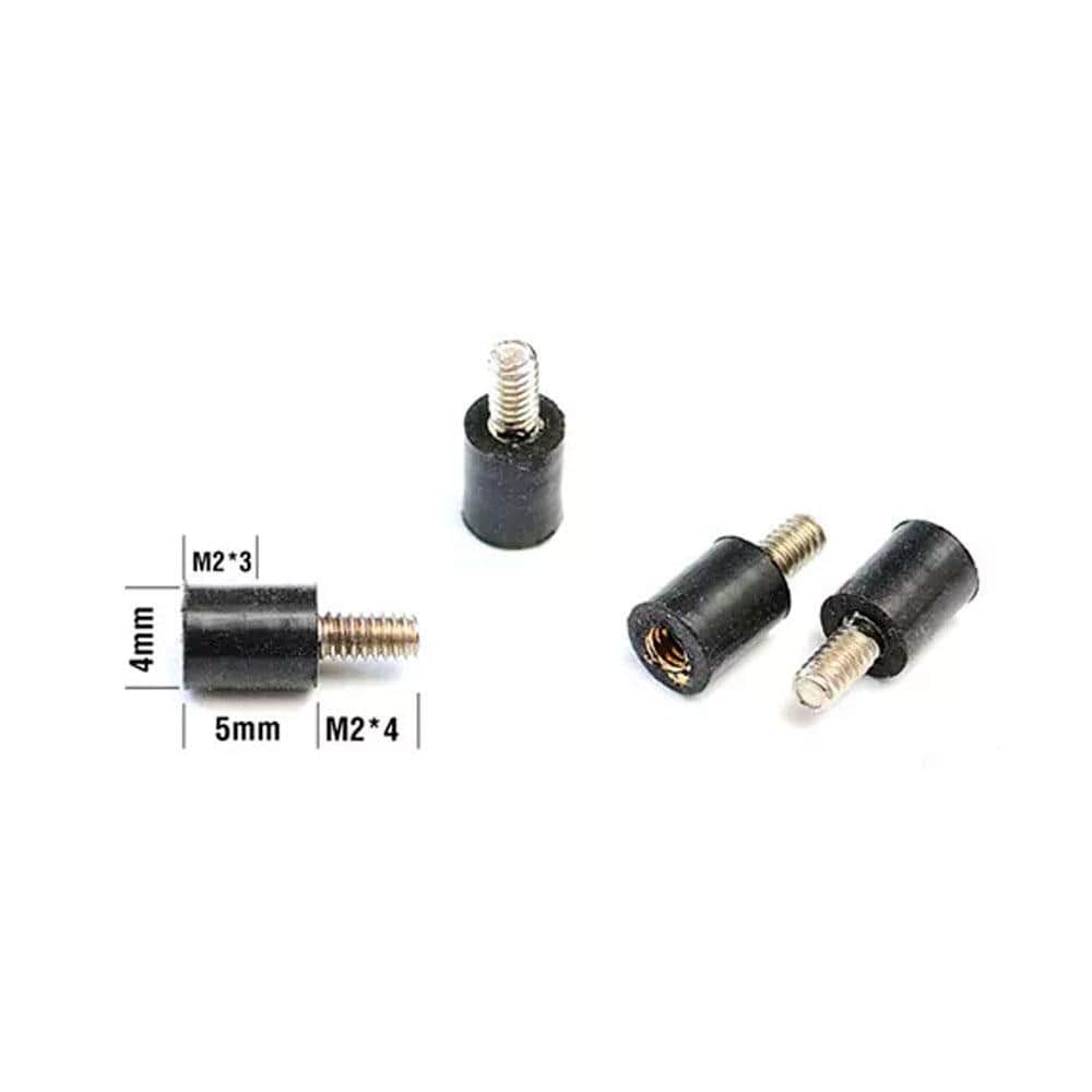  Matek M2 x 5mm Anti-Vibration Standoff Soft Mount 4 pack、mySite、merchandisen