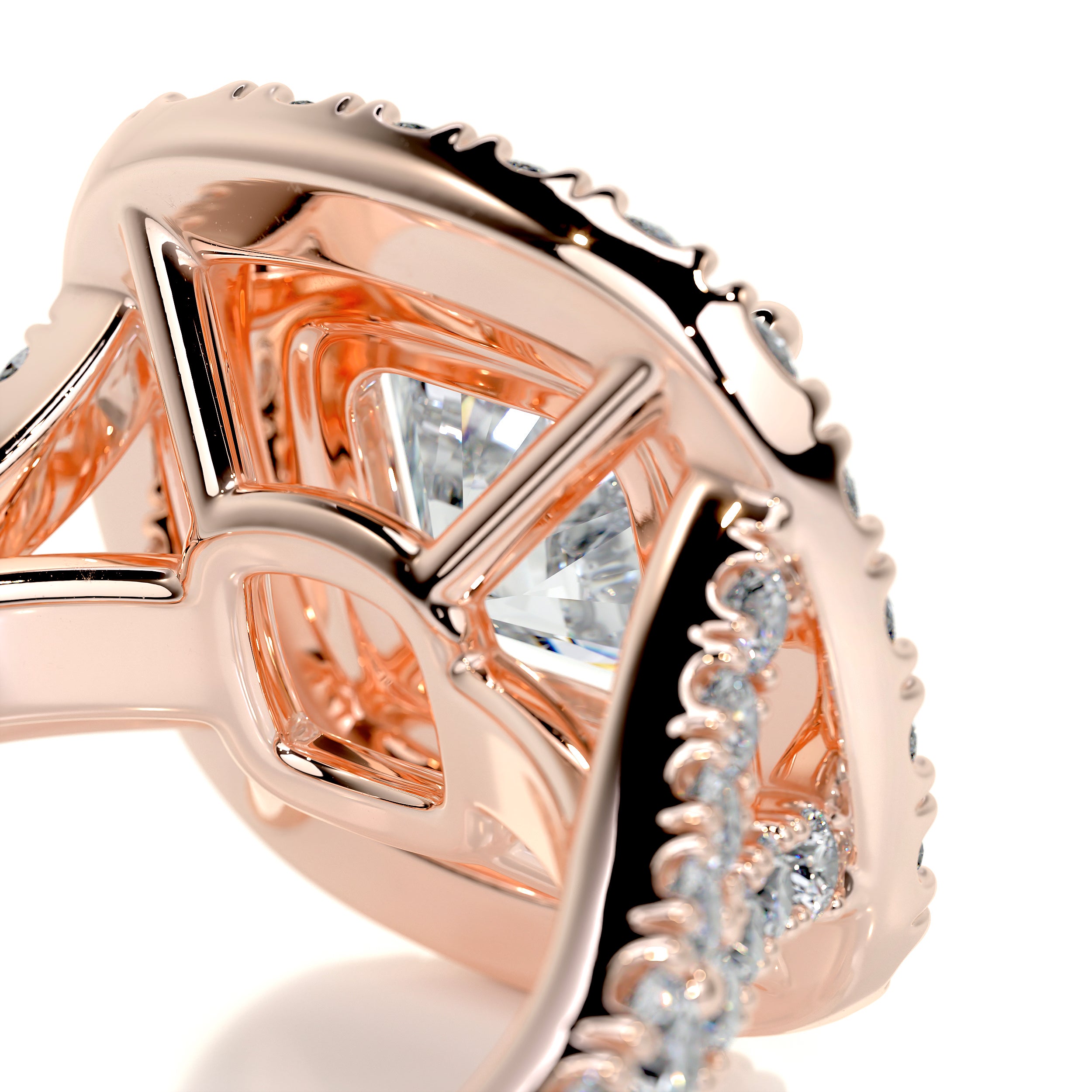 Tina Diamond Engagement Ring -14K Rose Gold、mySite、hinf8tx79