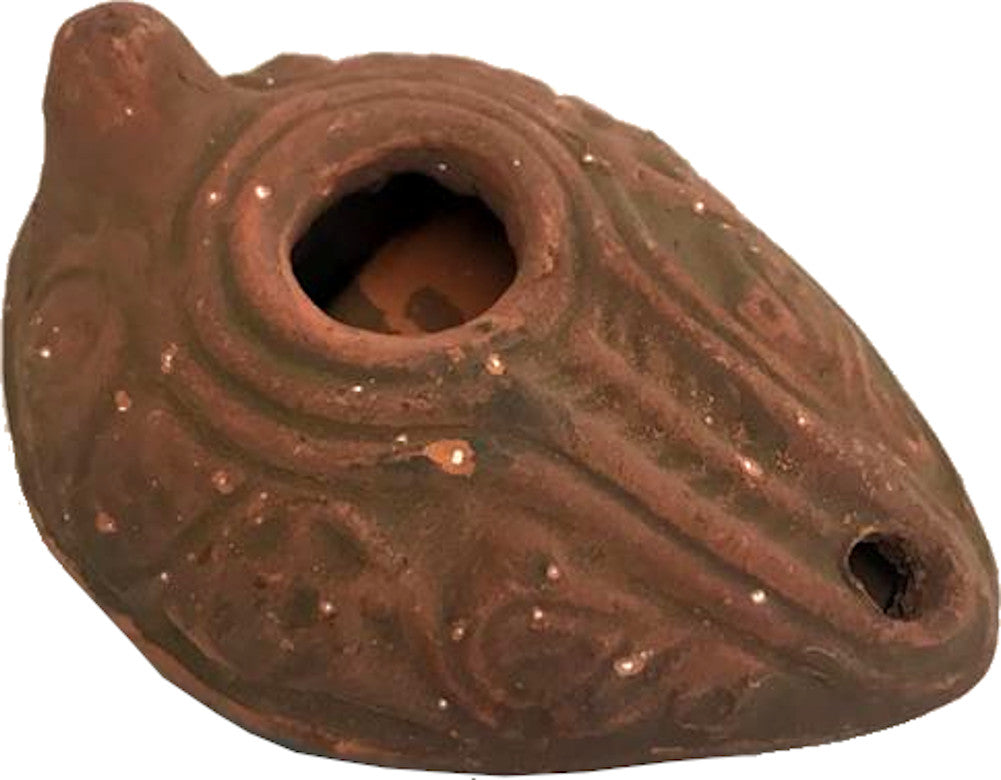 Holy Land Market Herodian Ancient Biblical Oil Lamp Replica、mySite、topwebapps
