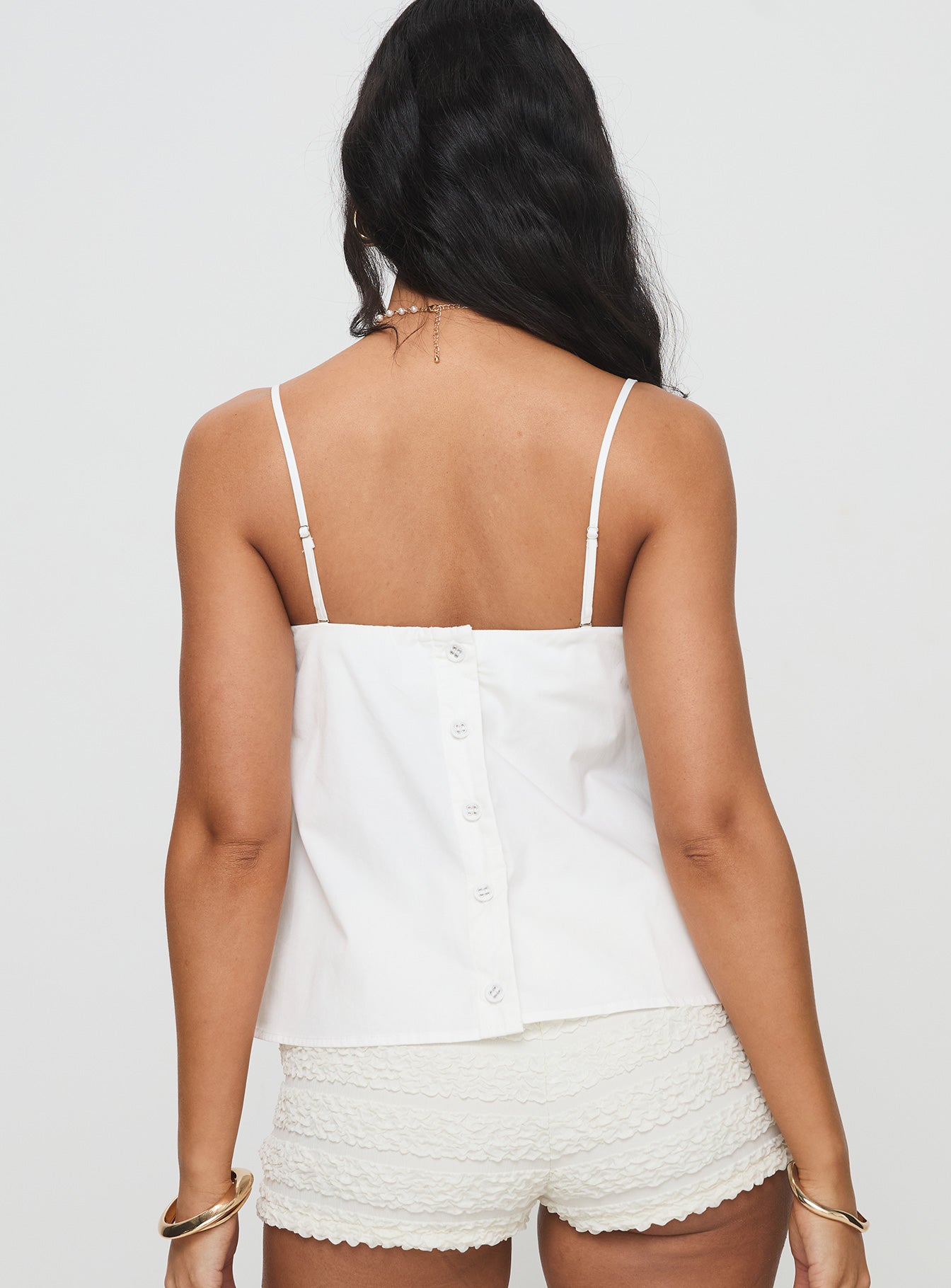 Trapeze Strapless Top White、mySite、solidvoid
