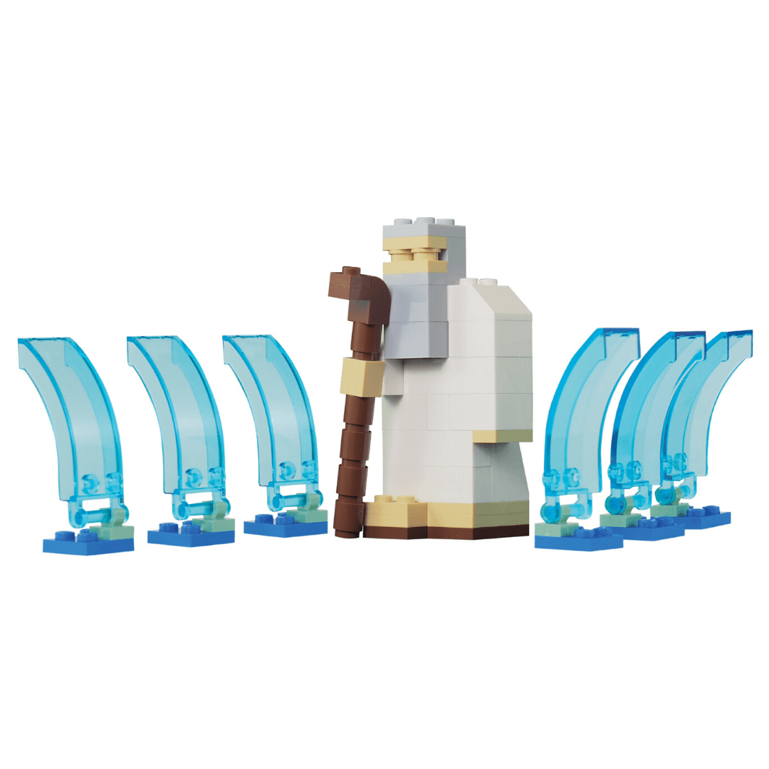 Moses Splitting the Sea Kit Made with LEGO® Bricks、mySite、topwebapps