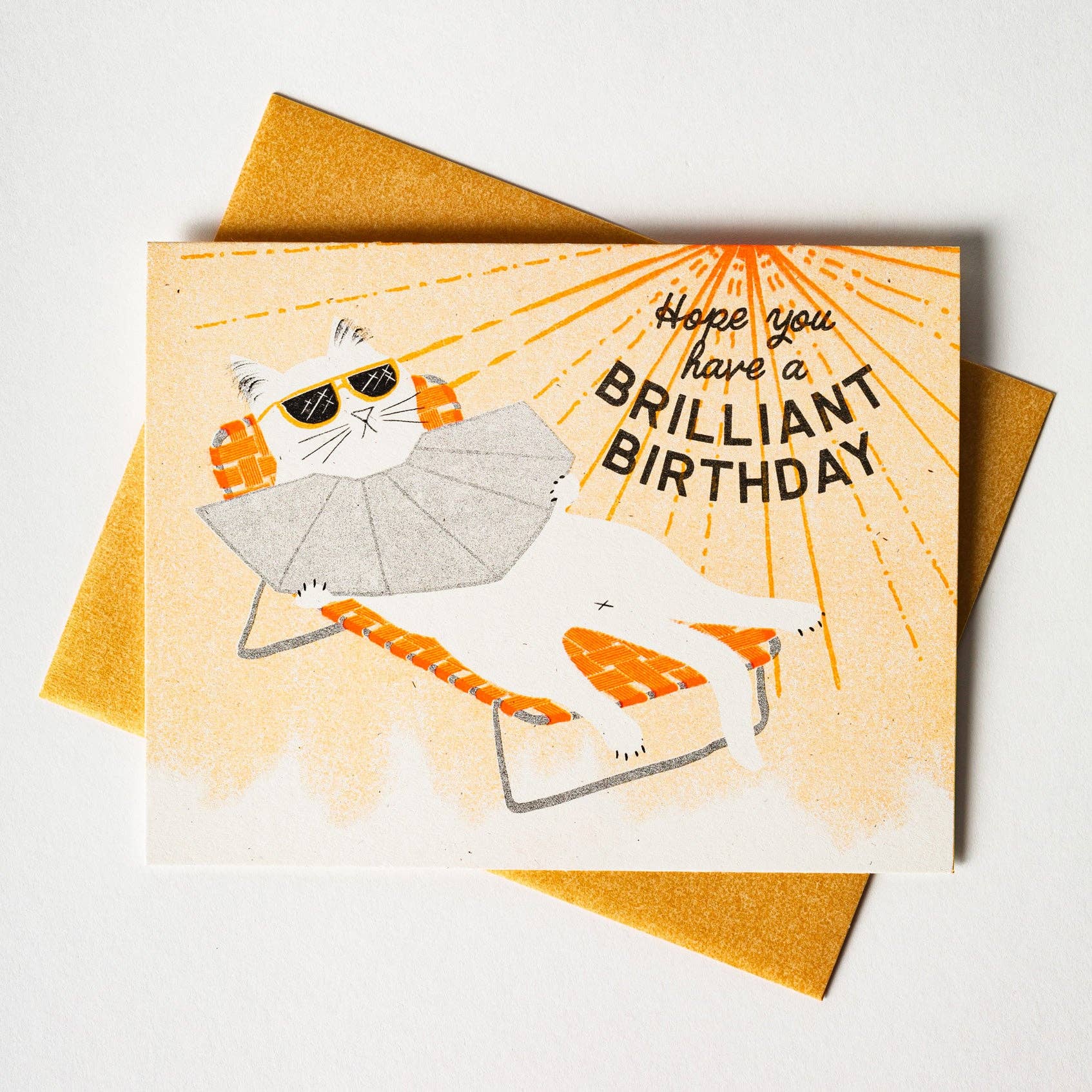 Bromstad Printing Co. - Brilliant Birthday - Risograph Card、mySite、garagedoors4me