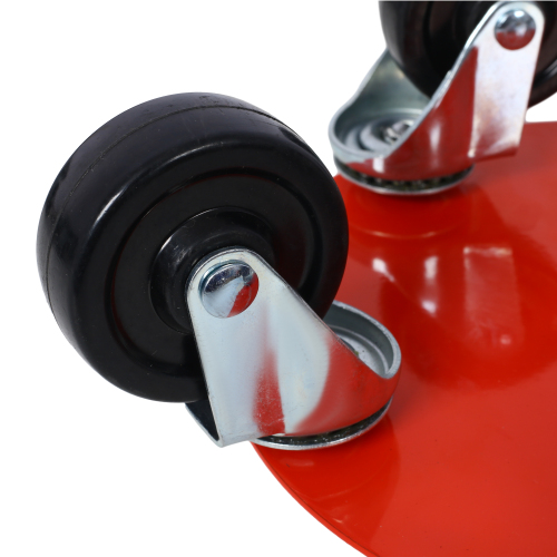 Snowmobile Dolly Heavy Duty V-Slide with 2.5"Swivel Casters and Rubber Pad Protecting Skis 1500Lbs Capacity,red color、、eastwooduniform