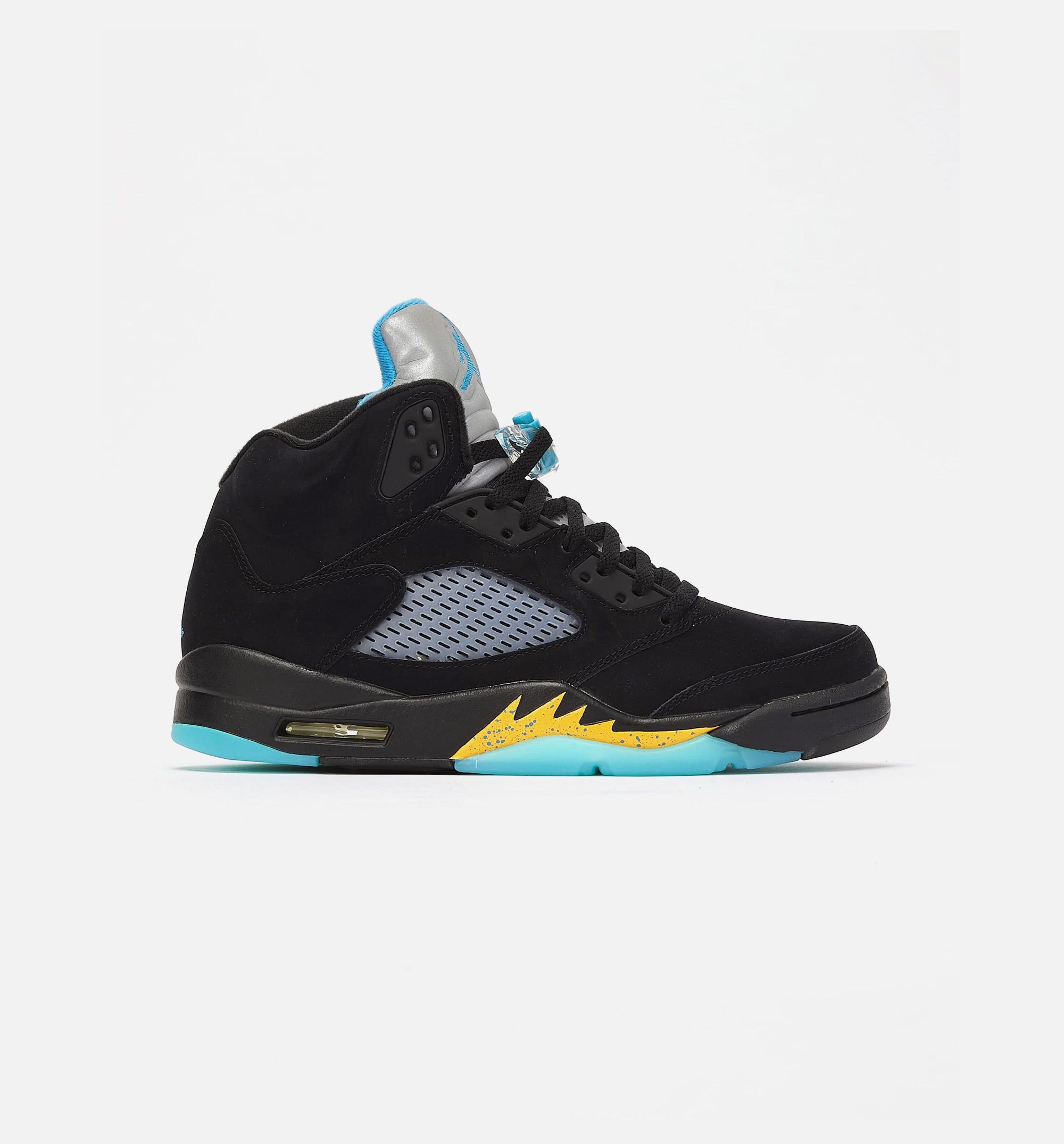 Air Jordan 5 Retro Aqua Mens Lifestyle Shoe - Black/Aqua Free Shipping、mySite、dreamappss