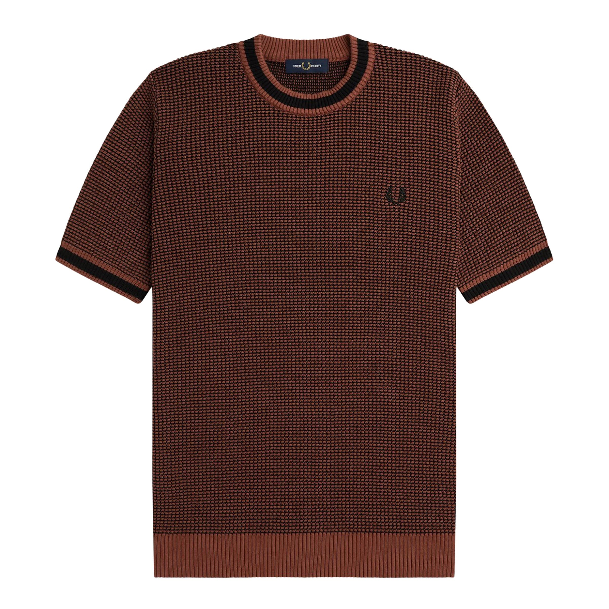 TEXTURED KNITTED T-SHIRT、mySite、zt4zffjzw