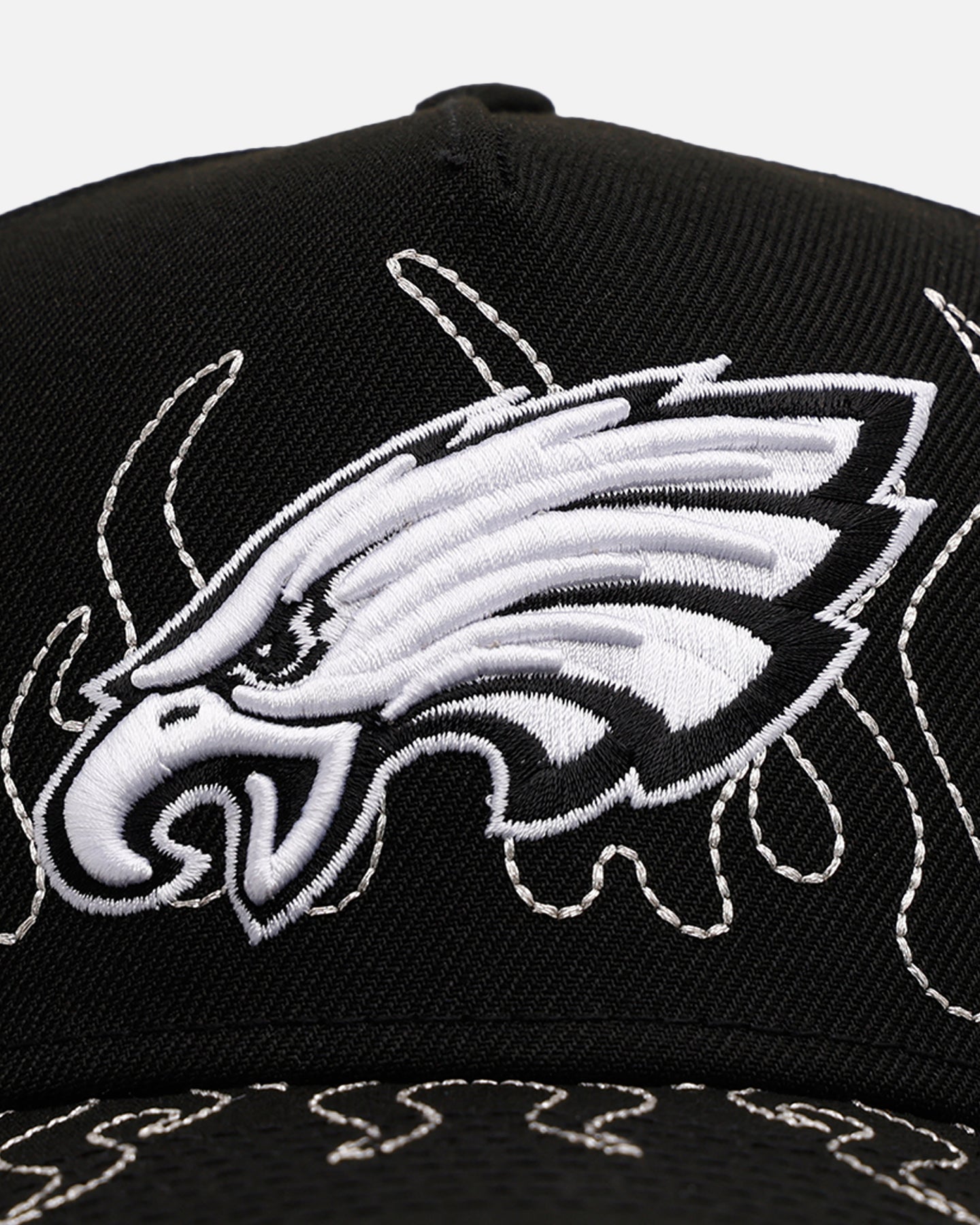 New Era Philadelphia Eagles 'Outline Flames' 9FORTY A-Frame Snapback Black、mySite、zt4zffjzw