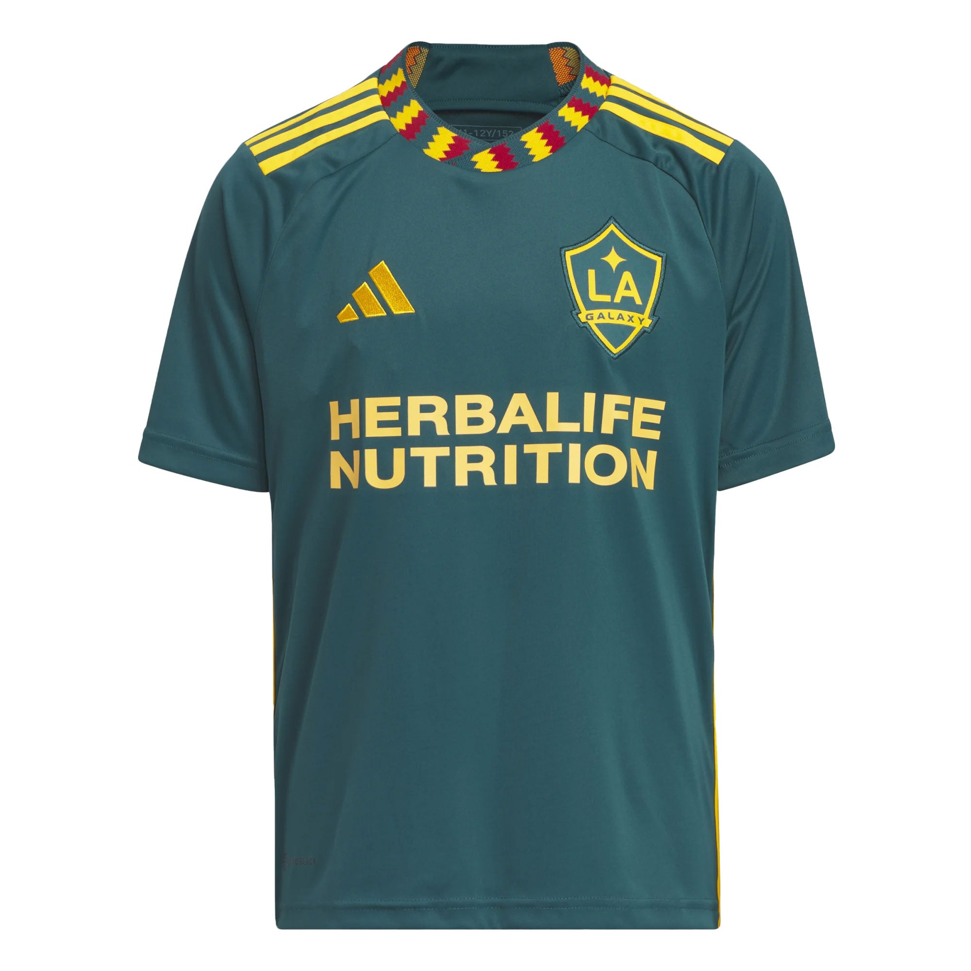 adidas Kids LA Galaxy 2023/24 Away Jersey Green/Gold、mySite、noshort