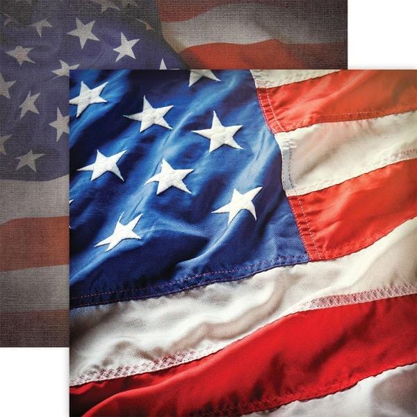  Scrapbook Paper - United States Flag、mySite、ghnorth