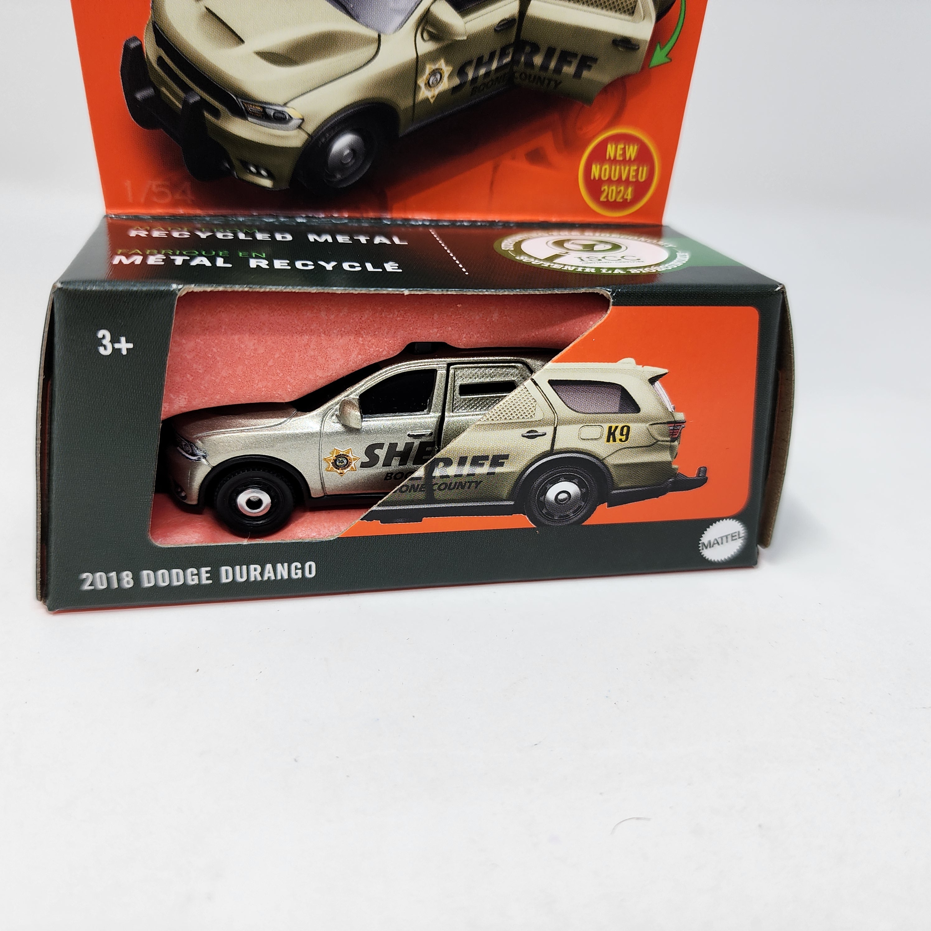 2018 Dodge Durango * SHERIFF * 2024 Matchbox Moving Parts Case R、mySite、hgirdovlk