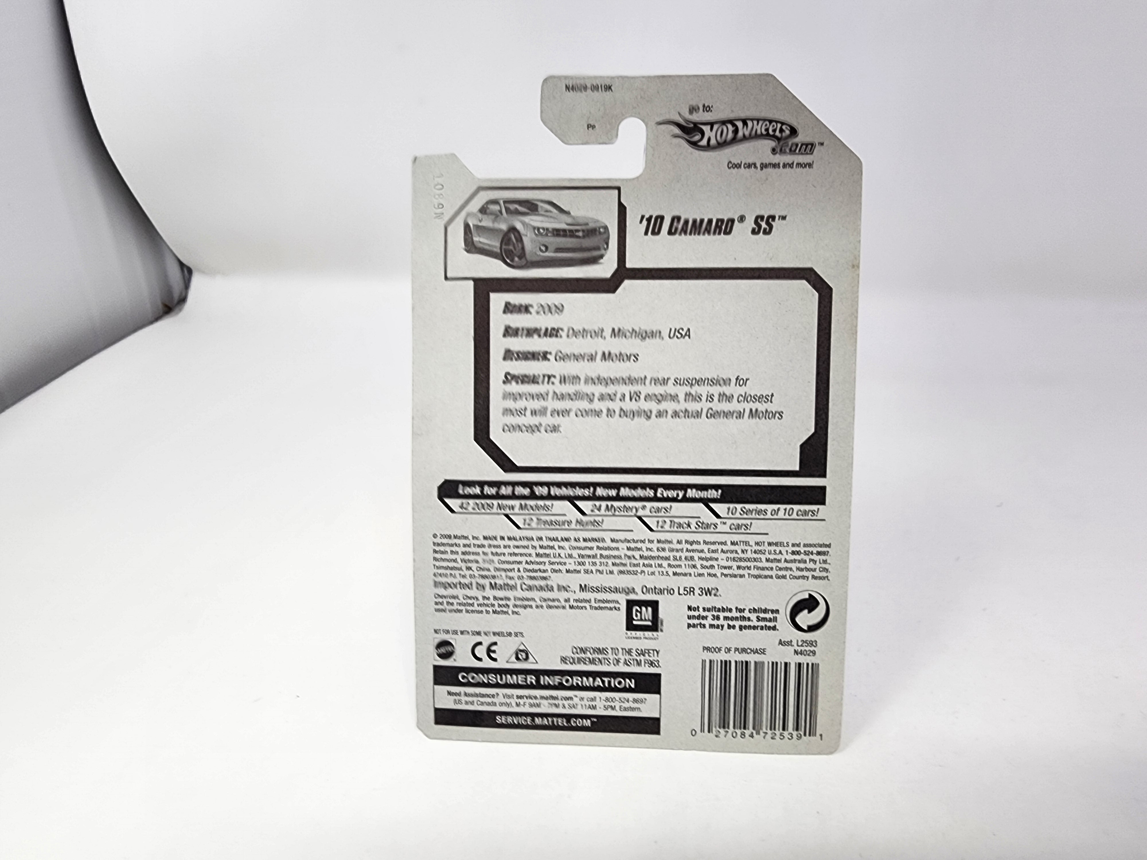 '10 Camaro SS #26 * Silver * Hot Wheels 2009、mySite、hgirdovlk