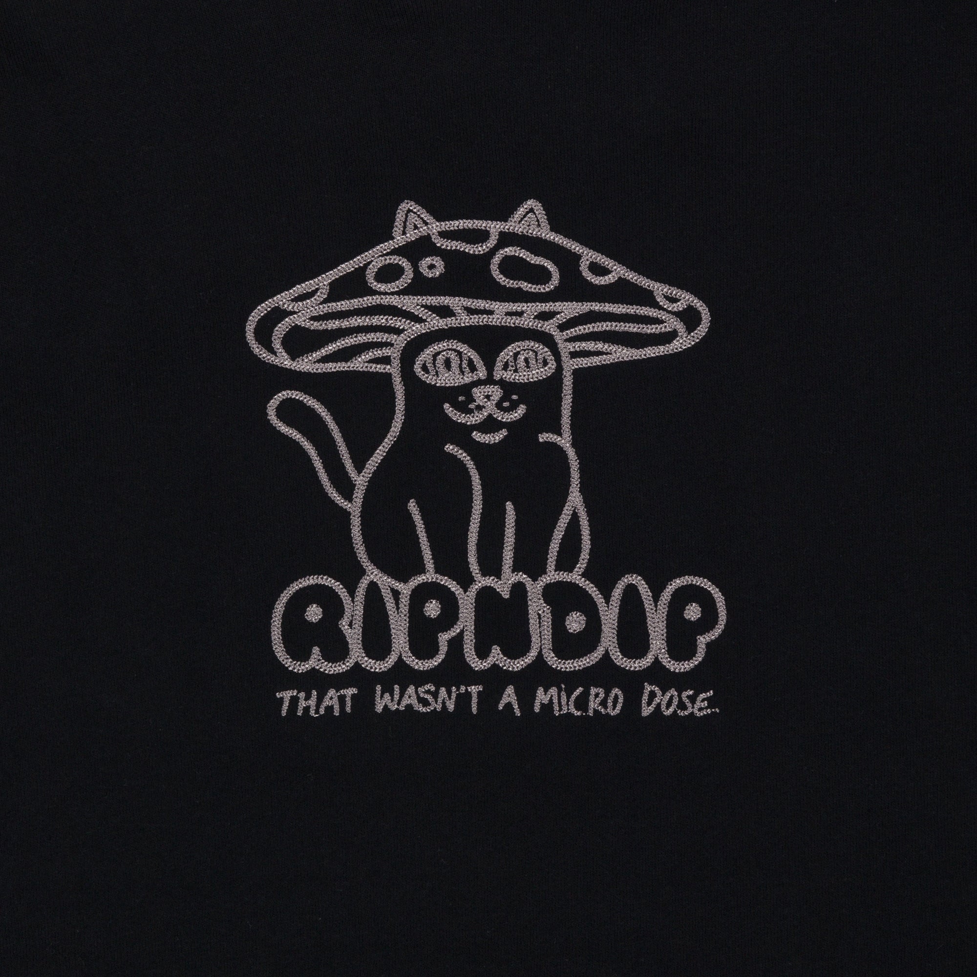  Shroom Cat Hoodie (Black)、mySite、merchandisen