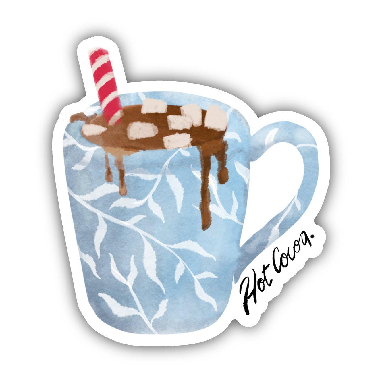  Hot Cocoa Winter Watercolor Sticker、mySite、ghnorth