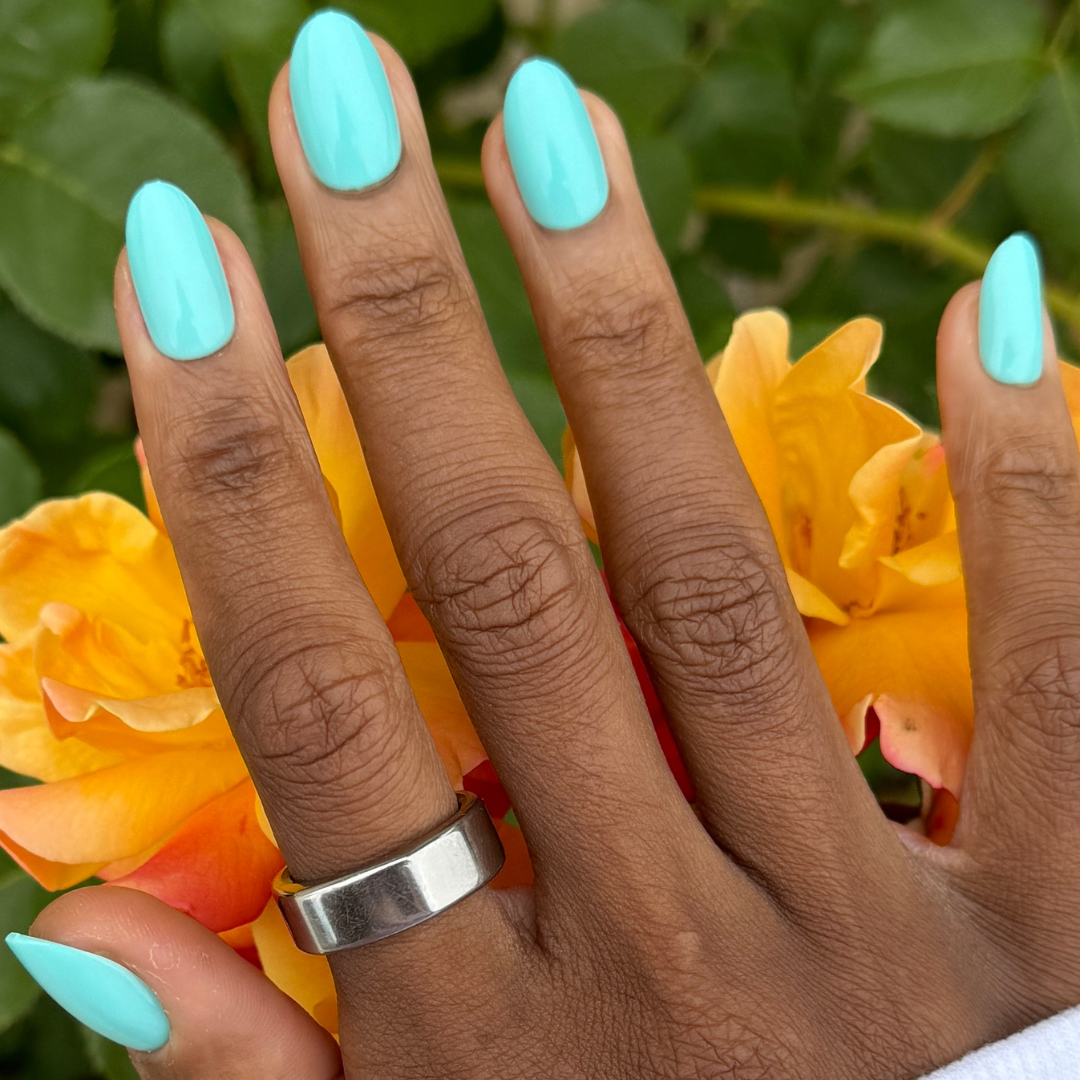 All Manis on Deck | Medium | Oval - Tab Press-On、mySite、solidvoid