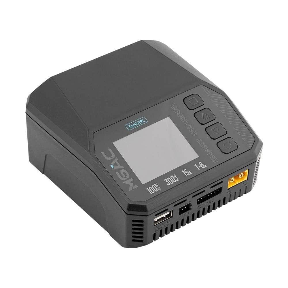  ToolkitRC M6AC 300W 15A 1-6S AC Charger - XT60、mySite、merchandisen