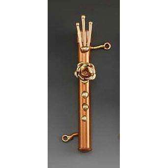 Infinity Art in Metal Brass Flower & Shin Mezuzah、mySite、topwebapps
