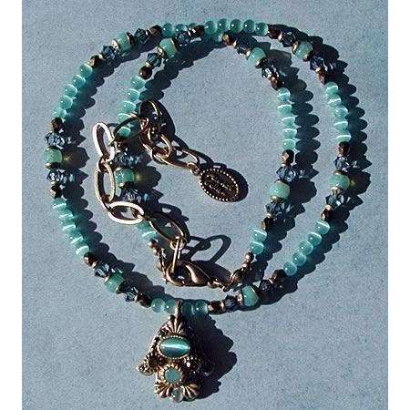 Michal Golan Oval Cat’s Eye Hamsa Necklace、mySite、topwebapps