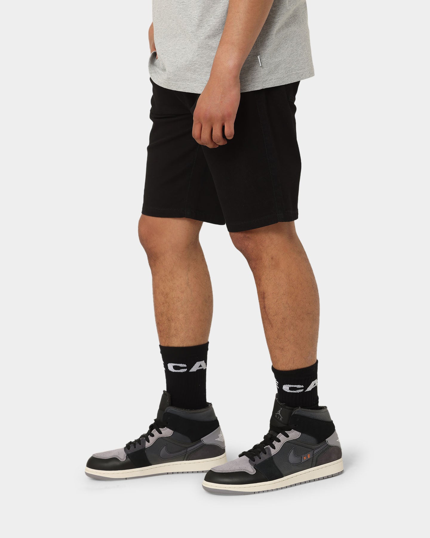 Carre Relache Denim Shorts Black、mySite、zt4zffjzw