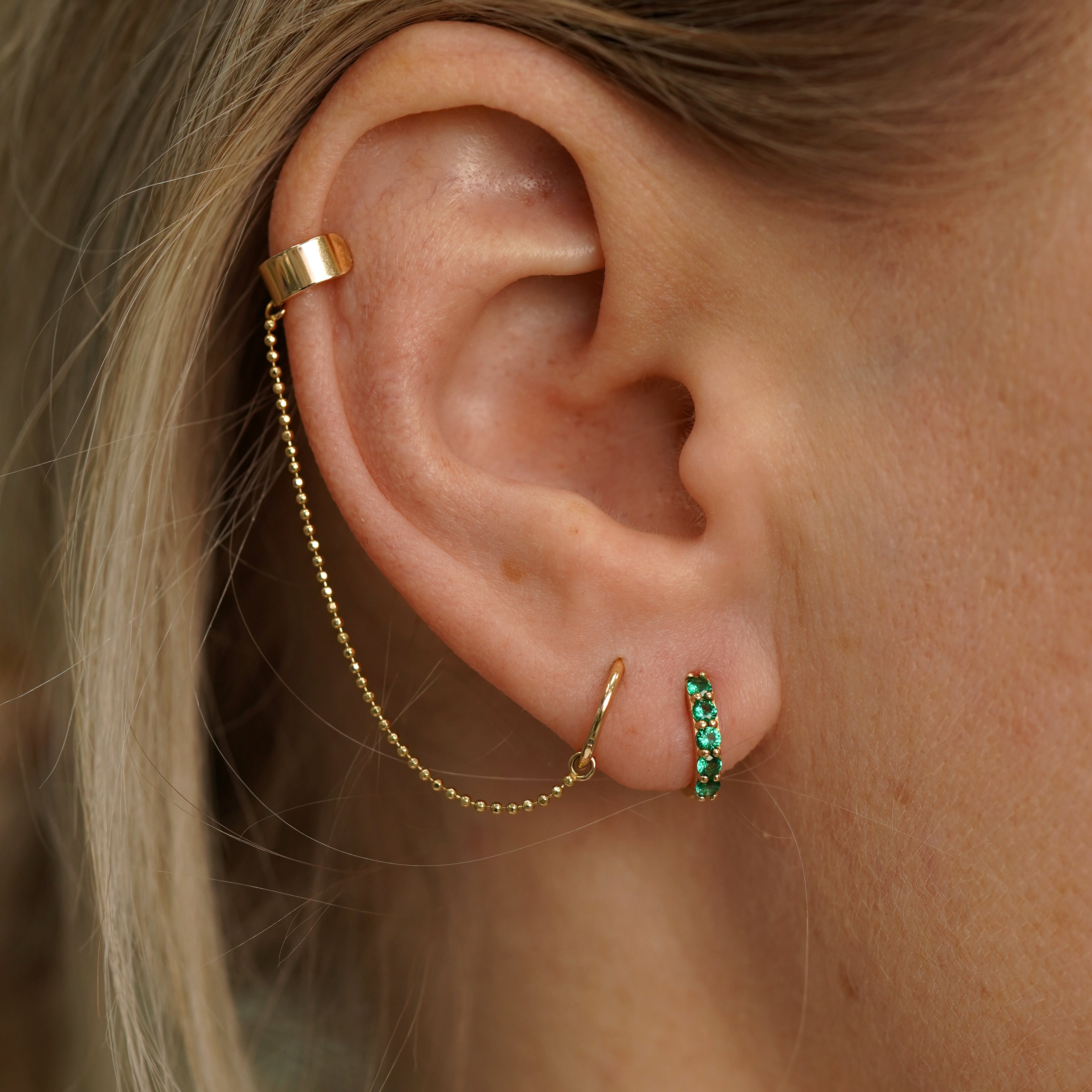 Emerald Huggie Hoop、mySite、hinf8tx79