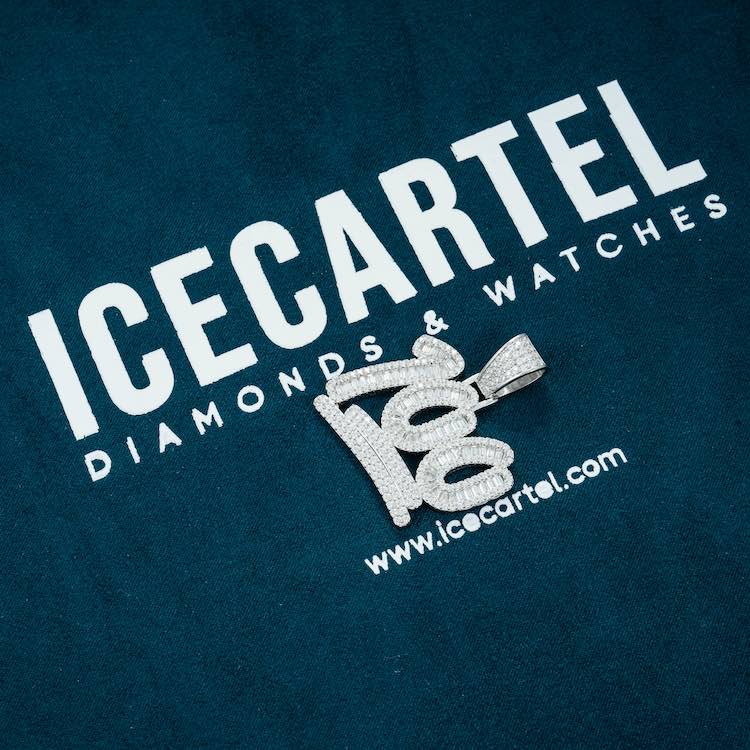 Moissanite 100 Emoji Pendant 14K Gold、mySite、hinf8tx79