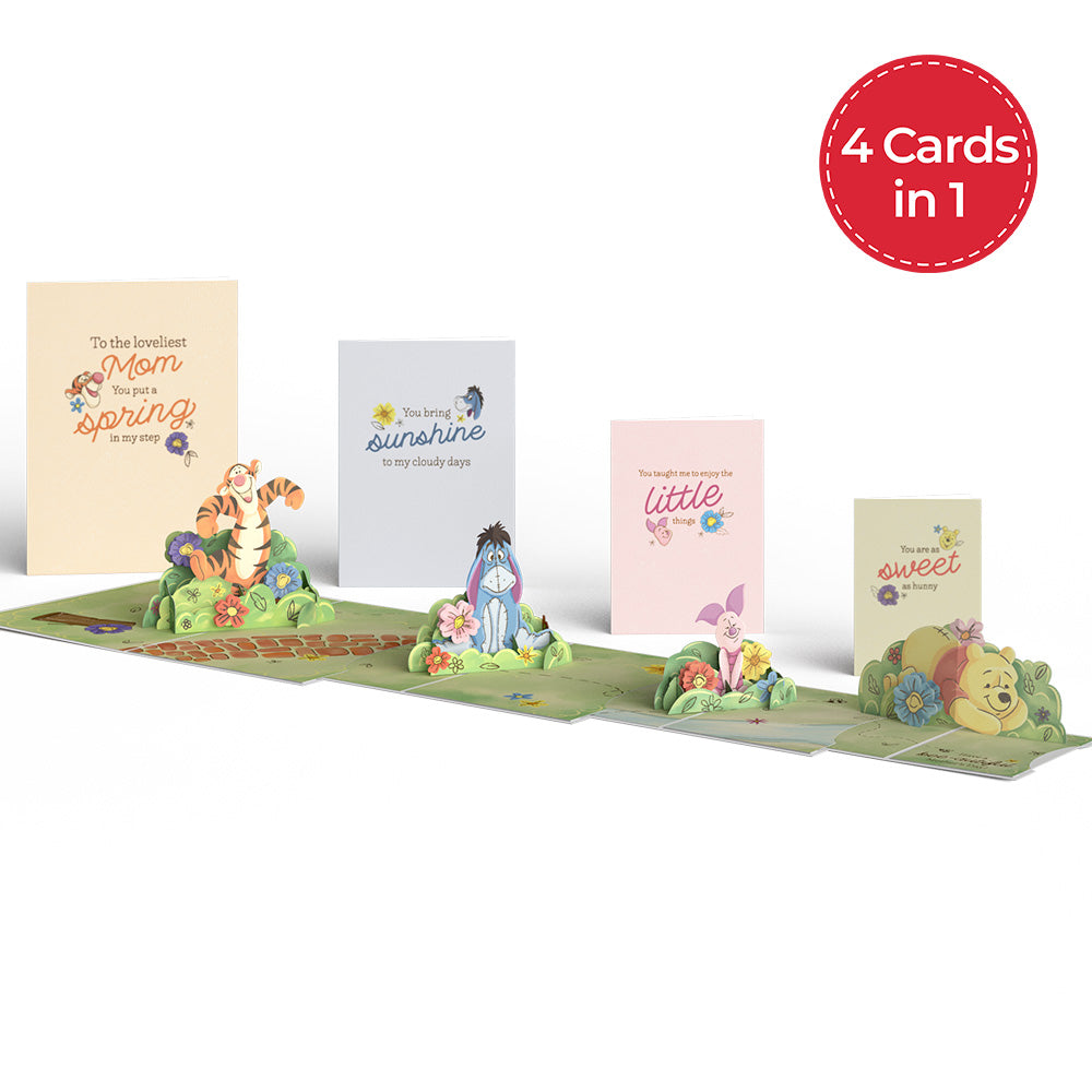 Disney's Winnie the Pooh Bee-autiful Mother's Day 4-in-1 Nesting Card、mySite、solidvoid