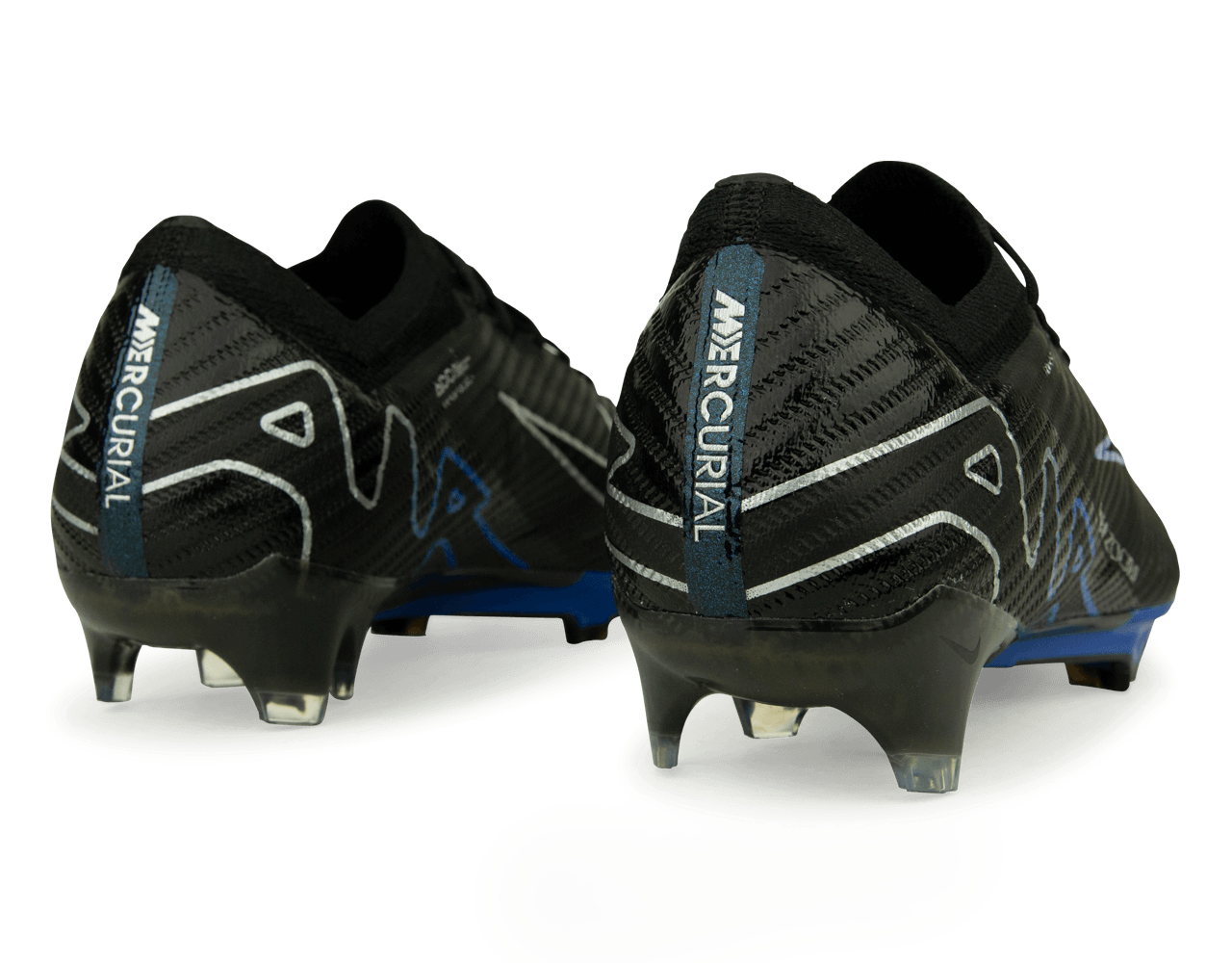 Nike Men's Zoom Mercurial Vapor 15 Elite FG Black/Blue、mySite、bottomscart