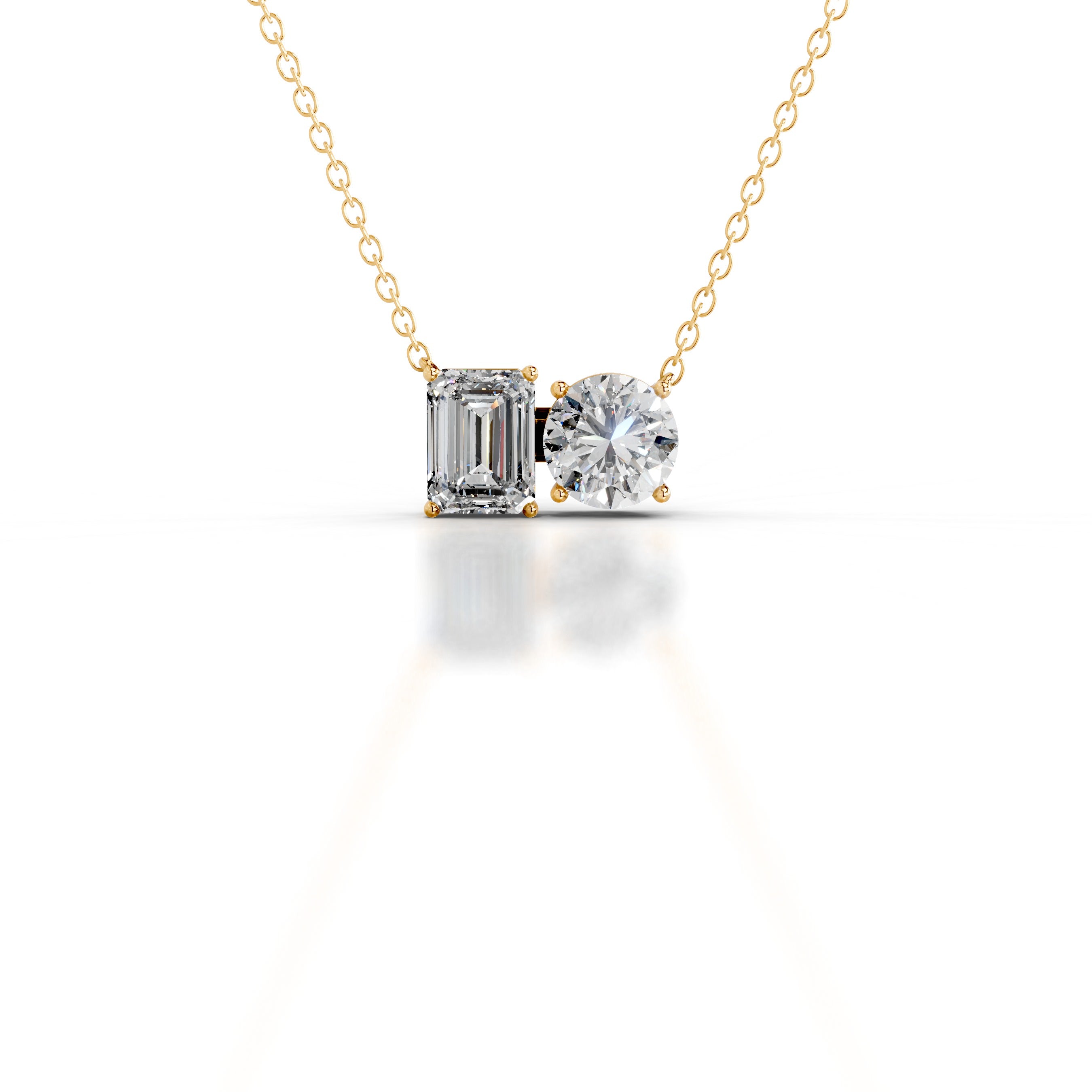 Sloane Lab Grown Diamond Pendant - 18K Yellow Gold、mySite、hinf8tx79