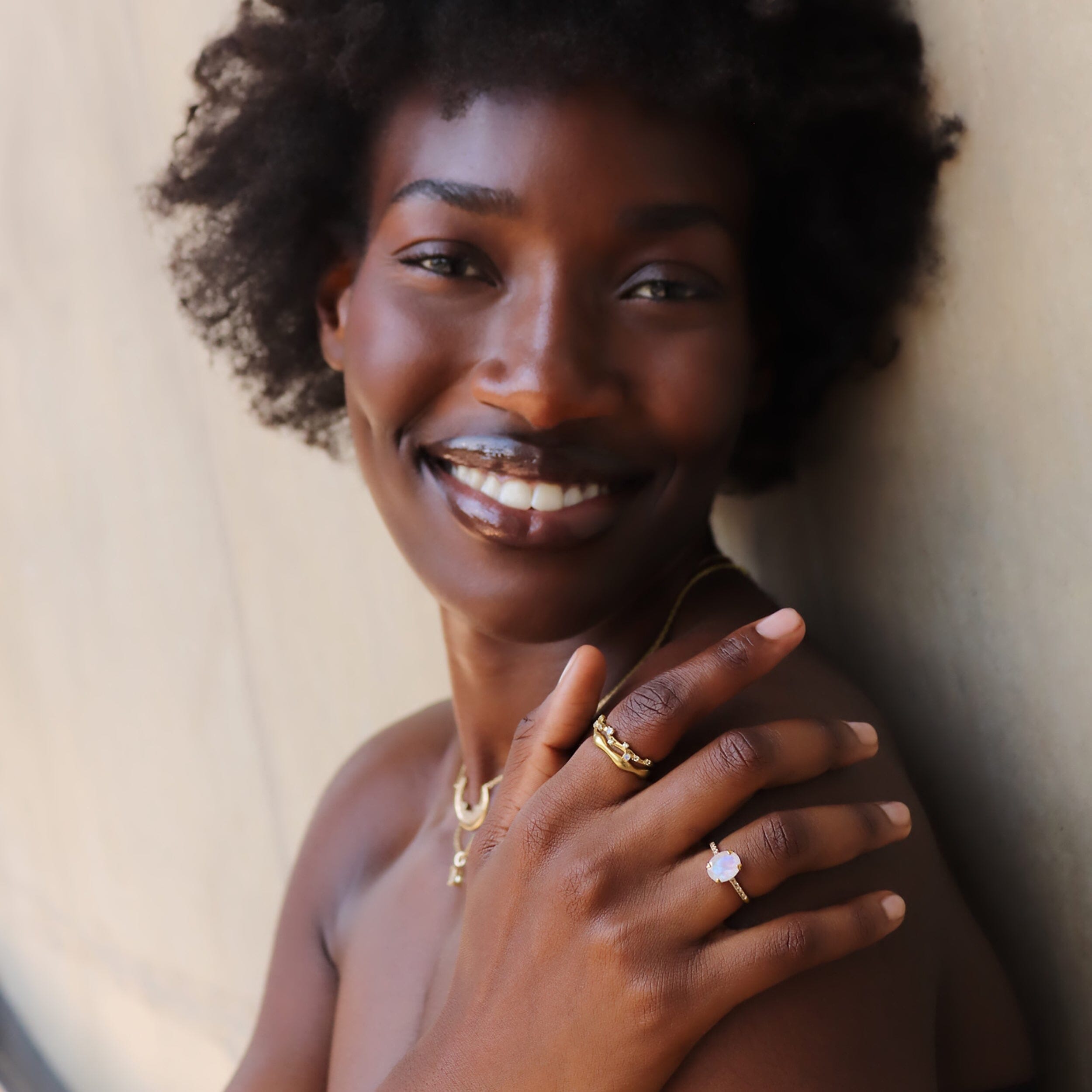 Moonstone Ring - Harlow、mySite、hinf8tx79