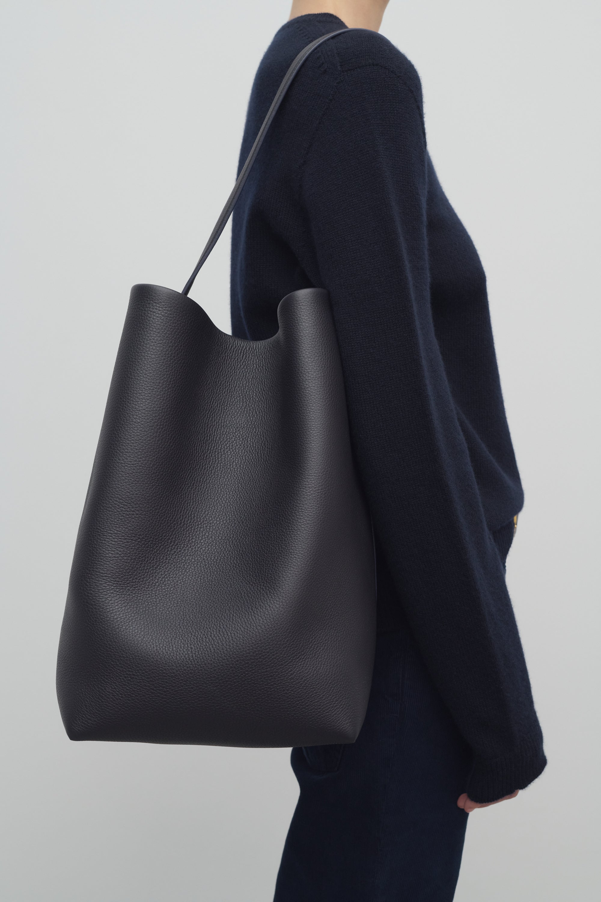 Large N/S Park Tote Bag in Leather、mySite、aoinhome