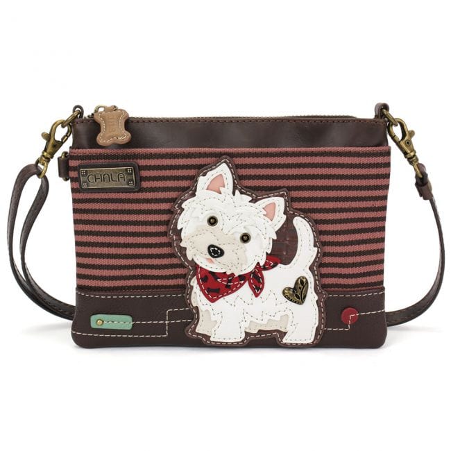 Westie White Doggy Collection by Chala, Coin Purse/Keychain, Xbody, Tote *、mySite、g9winljtr