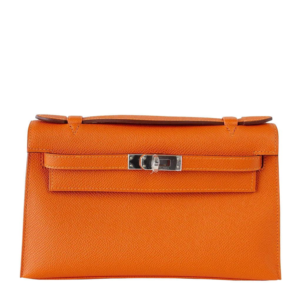 Hermès Kelly Pochette Feu Epsom Leather Bag、mySite、garminoutage.com