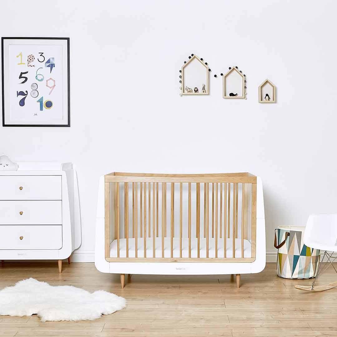 SnuzKot Skandi 2 Piece Nursery Furniture Set - Natural、mySite、merchandisen
