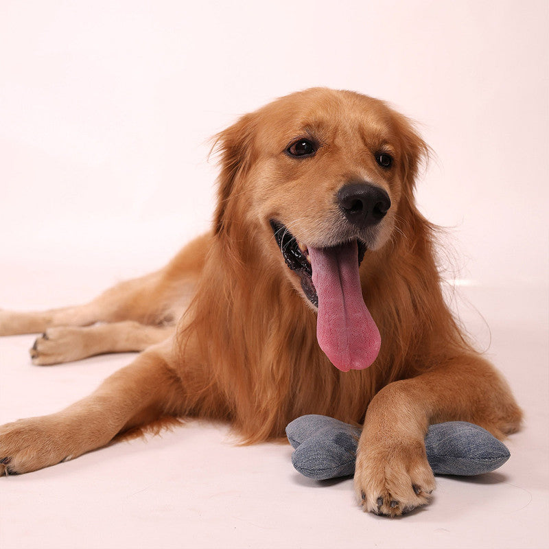 Denim Dasher Bone Toy For Dogs | Blue、mySite、camillekostekn