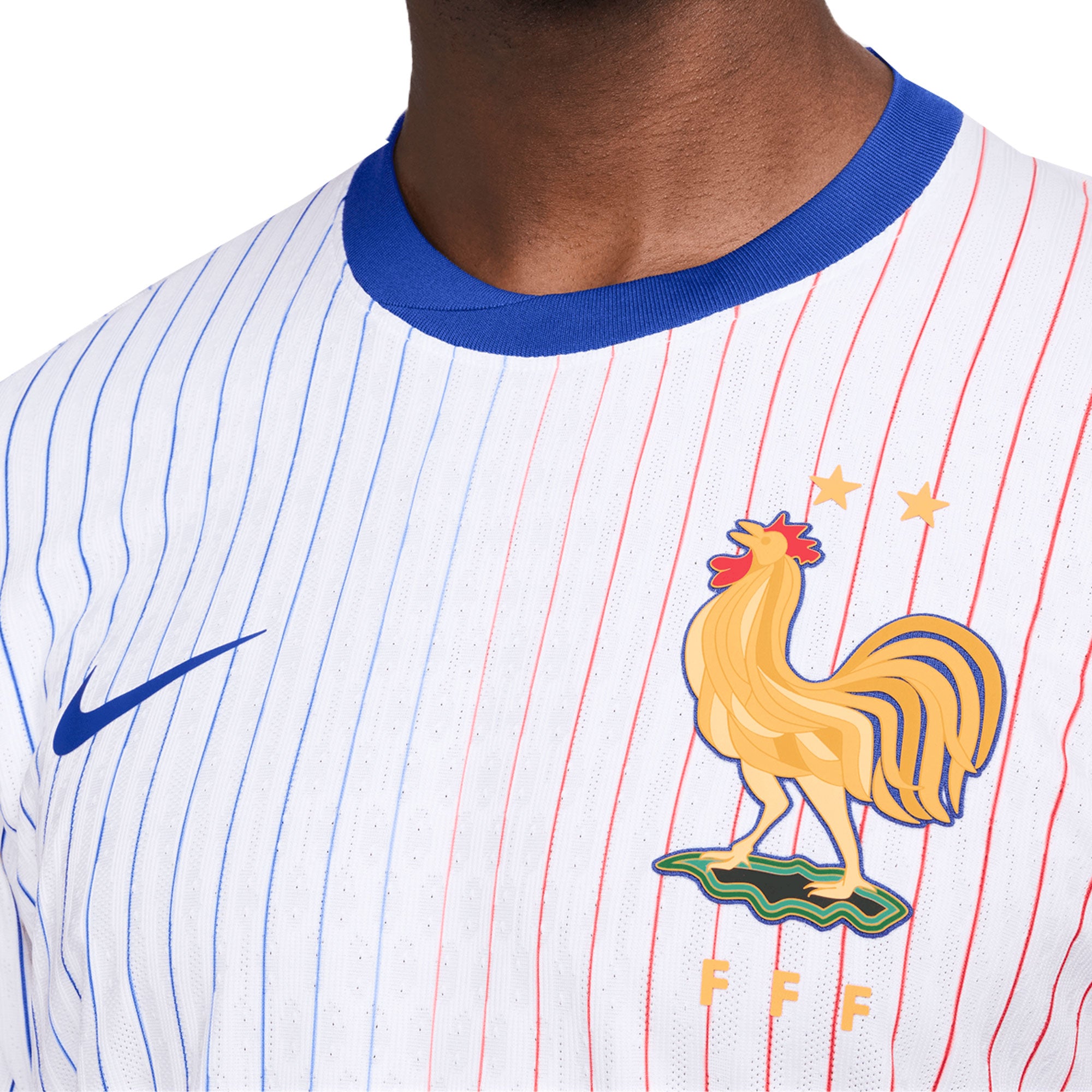 Nike Men's France 2024/25 Dri-FIT ADV Away Jersey White/Bright Blue、mySite、bottomscart