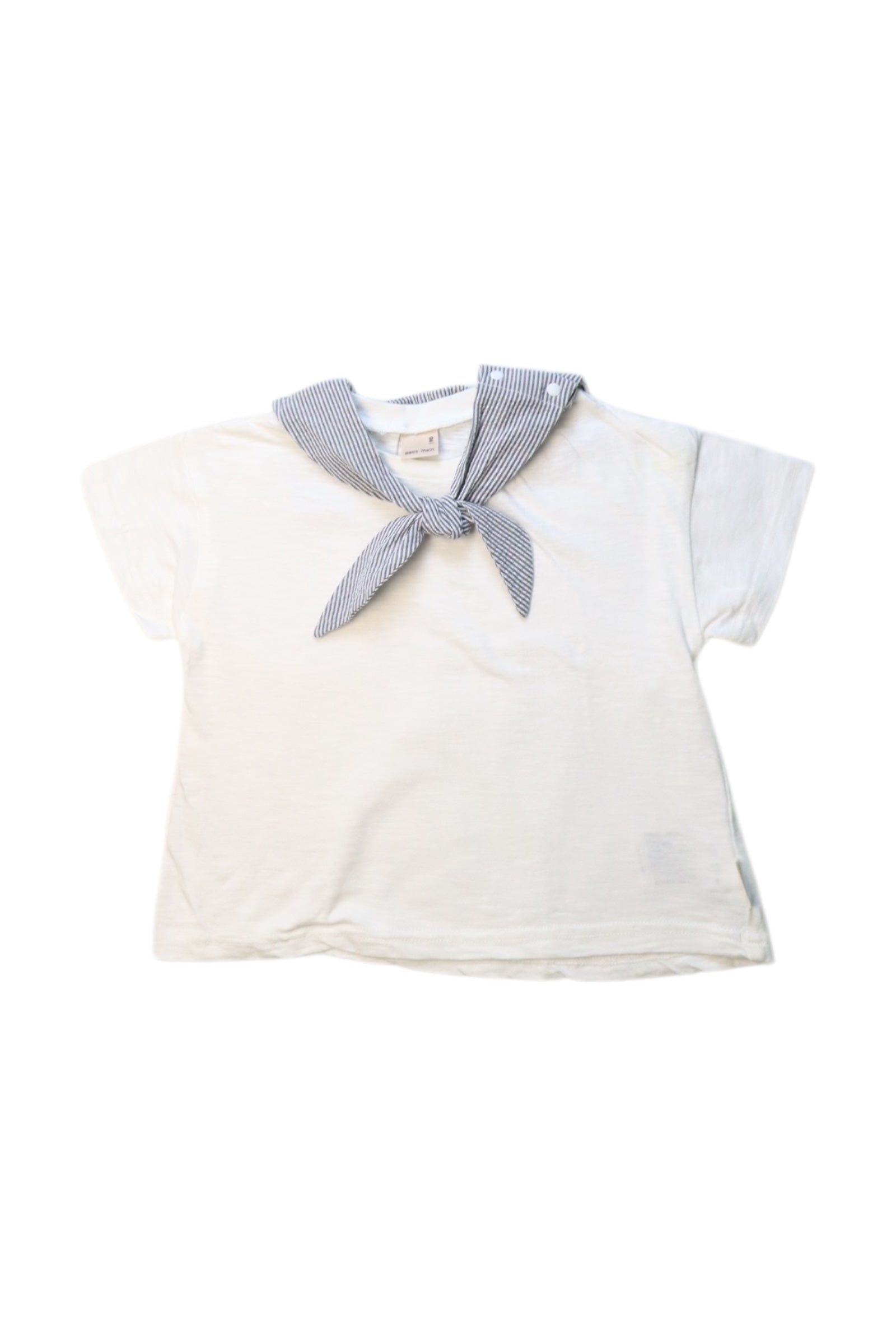 Petit Main Nautical Scarf Short Sleeve Top 18-24M、mySite、g9winljtr