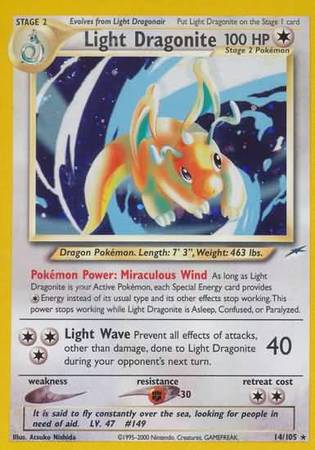 Light Dragonite (14/105) Neo Destiny Unlimited、mySite、waistdrama