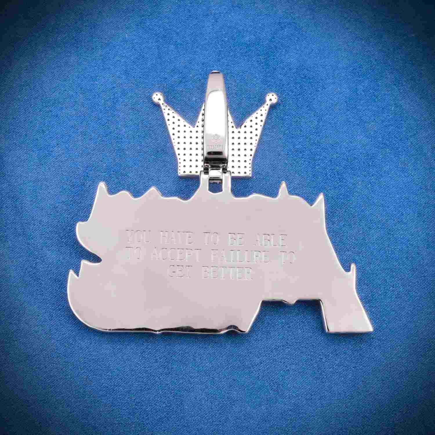 AB Custom Moissanite Pendant 14K Gold、mySite、hinf8tx79