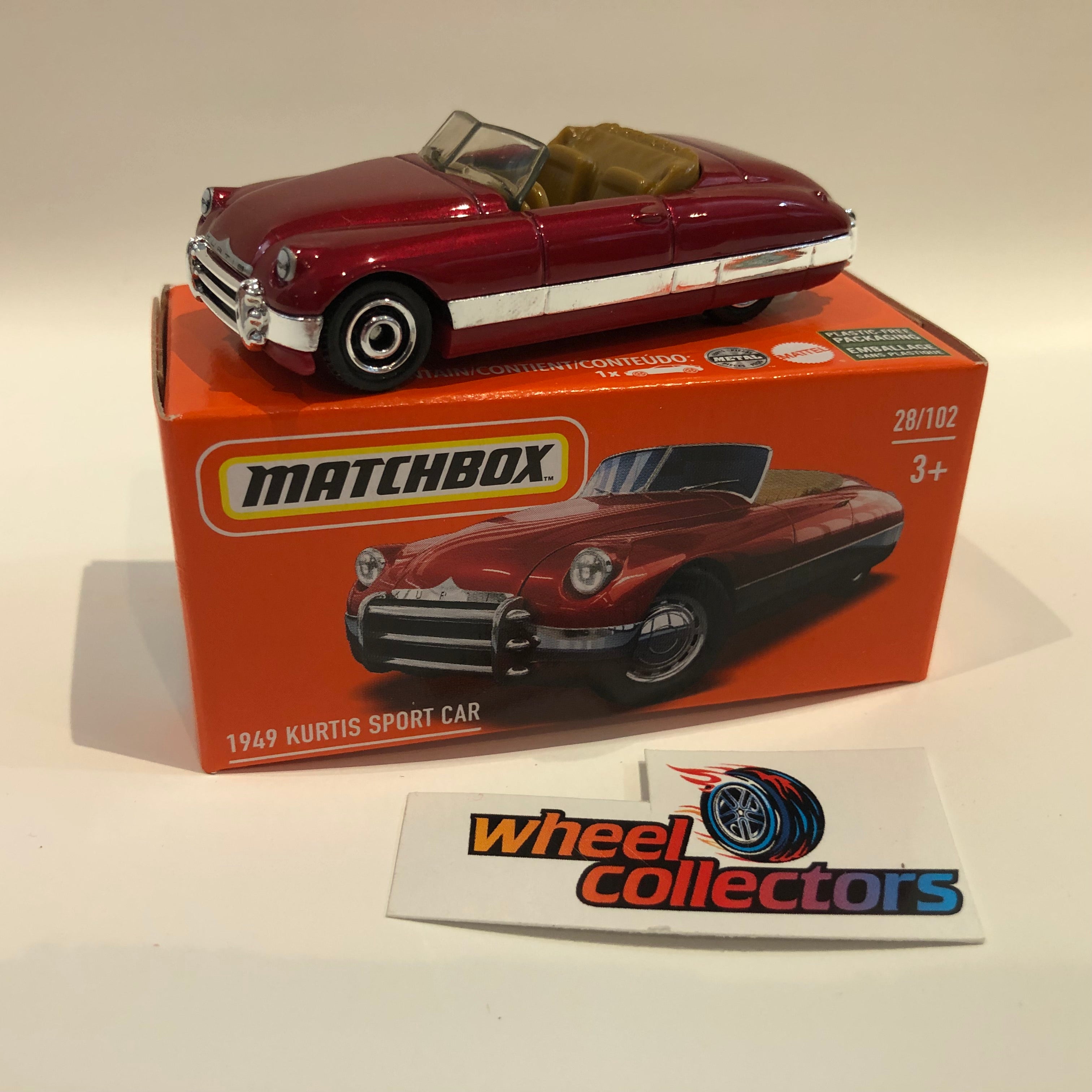 1949 Kurtis Sport Car * POWER GRABS 2022 Matchbox Case A Release、mySite、hgirdovlk