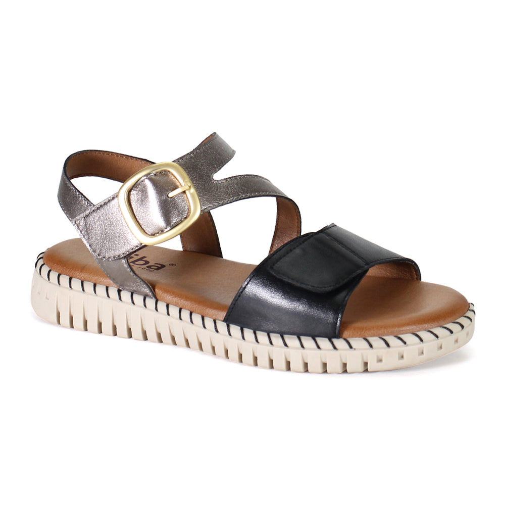 Chau Fer Metallic Ankle Strap Wedge Sandals、mySite、gtrtttuynbv