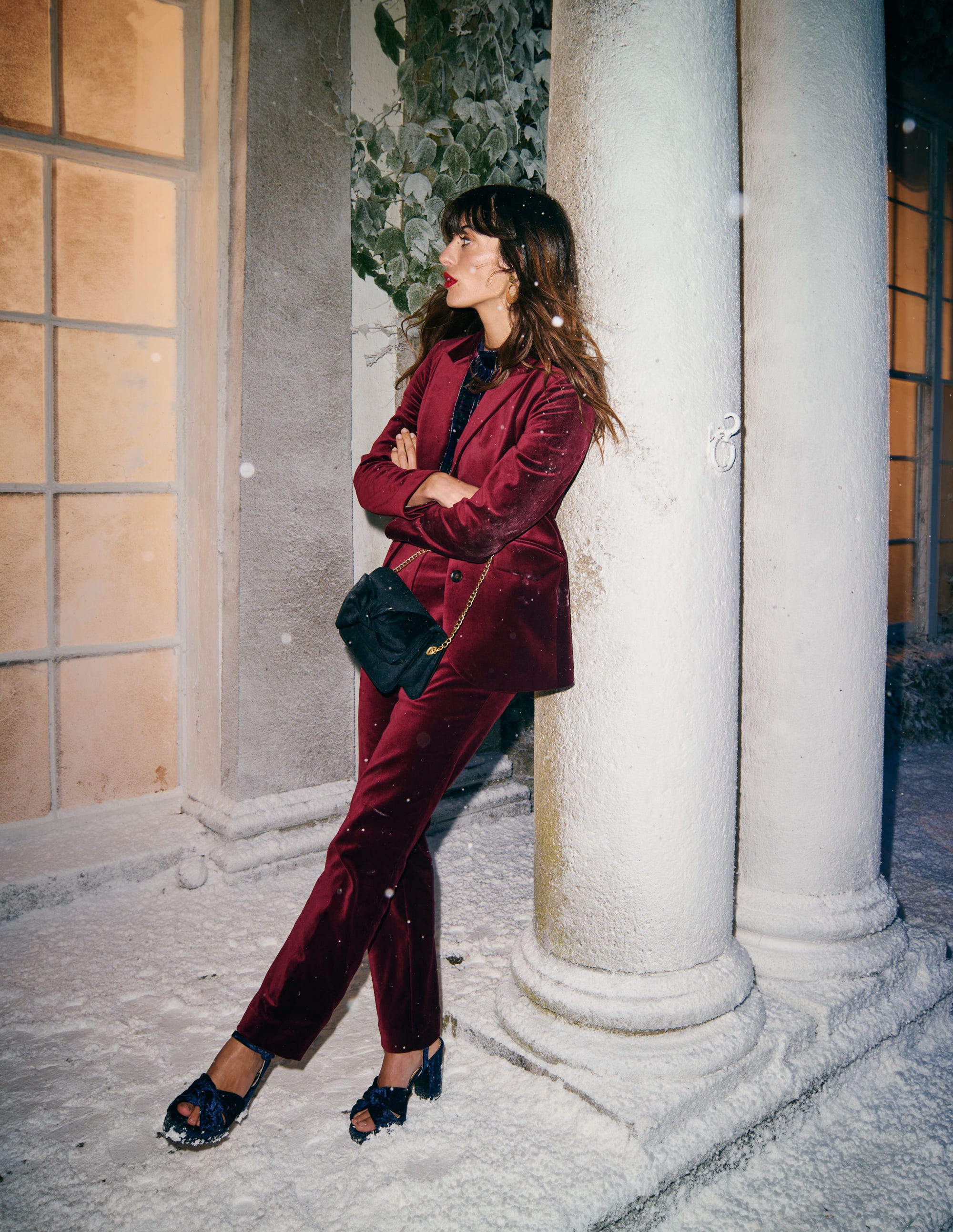  Marylebone Velvet Blazer-Cabernet、mySite、ashleygrahame