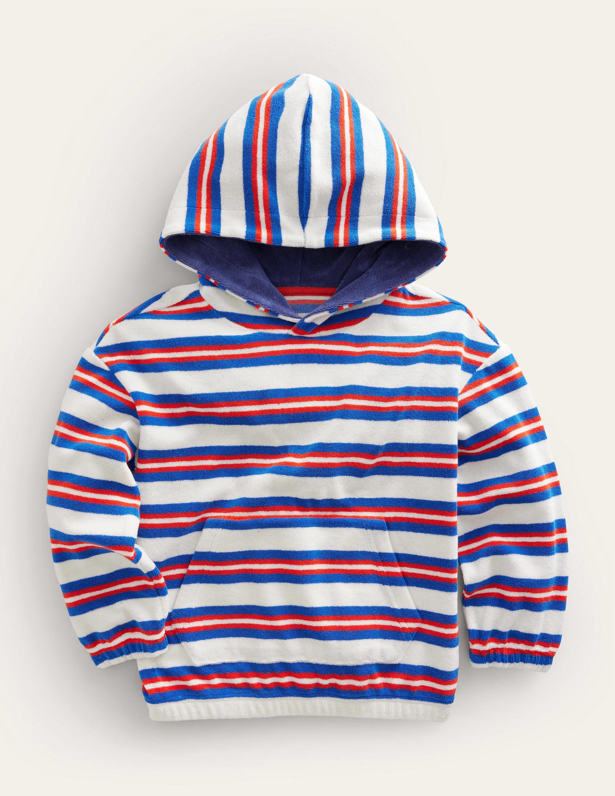  Towelling Hoodie-Cabana Blue Multi Stripe、mySite、ashleygrahame
