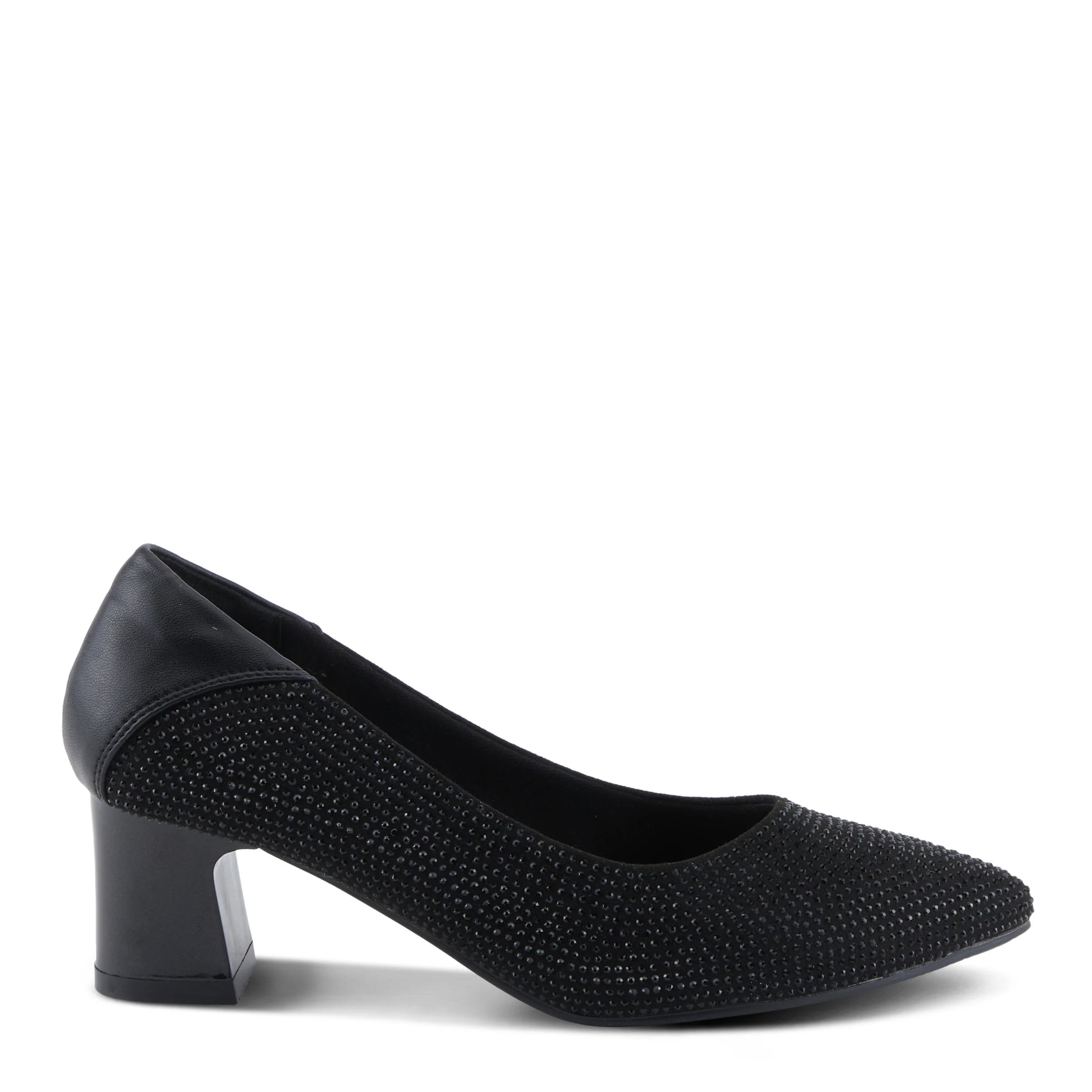  Patrizia by Spring Step Seena Block Heel Pumps - Black、mySite、preschool7hills