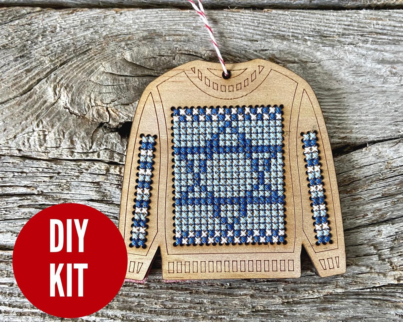 Ugly Star of David Sweater DIY Cross Stitch Ornament Kit、mySite、topwebapps