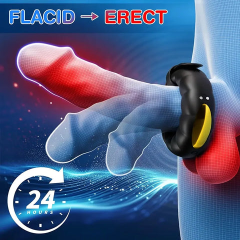 Adjustable Vibrating Cock Ring with App Control
