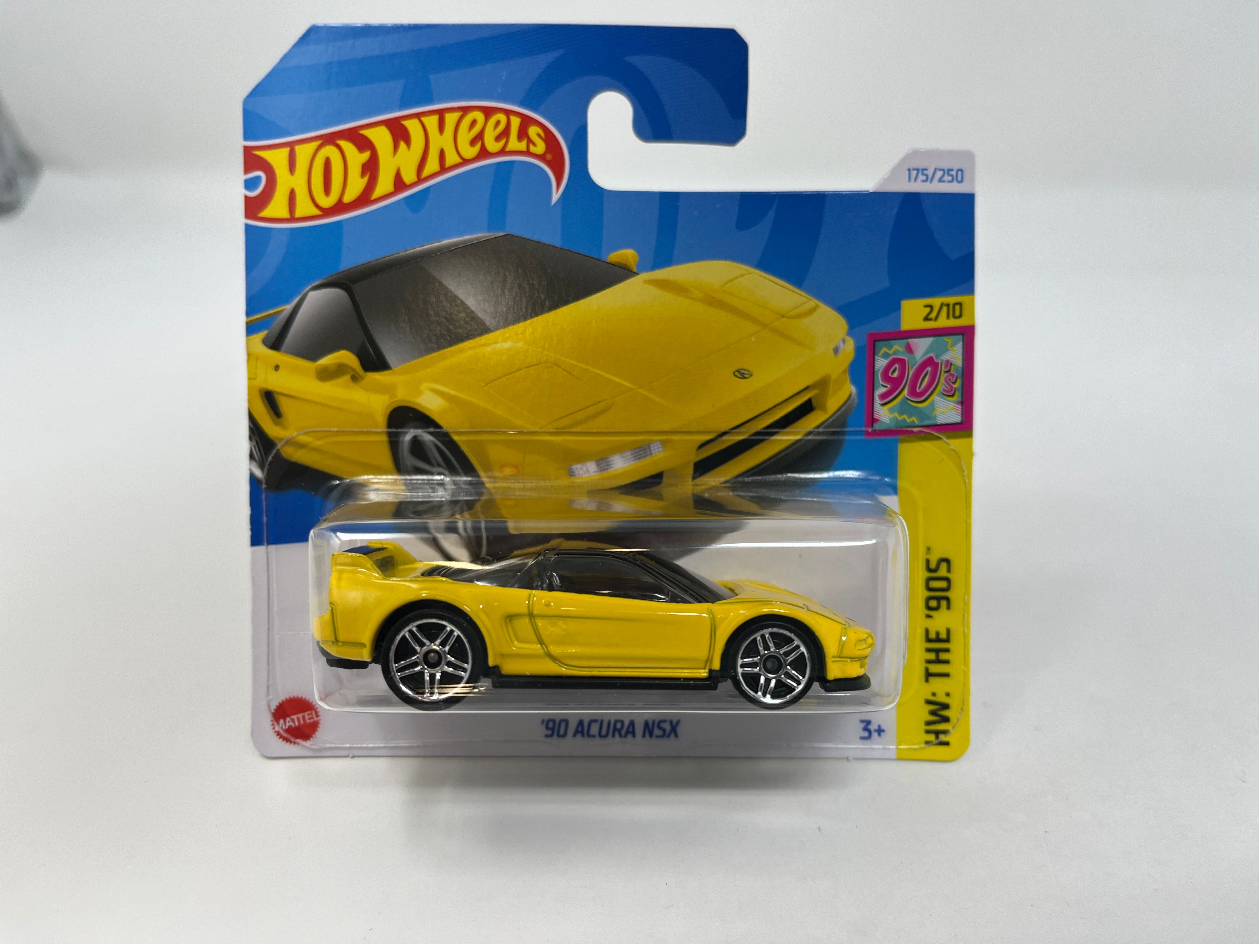 '90 Acura NSX #175 * Yellow * 2024 Hot Wheels SHORT CARD Case L、mySite、hgirdovlk