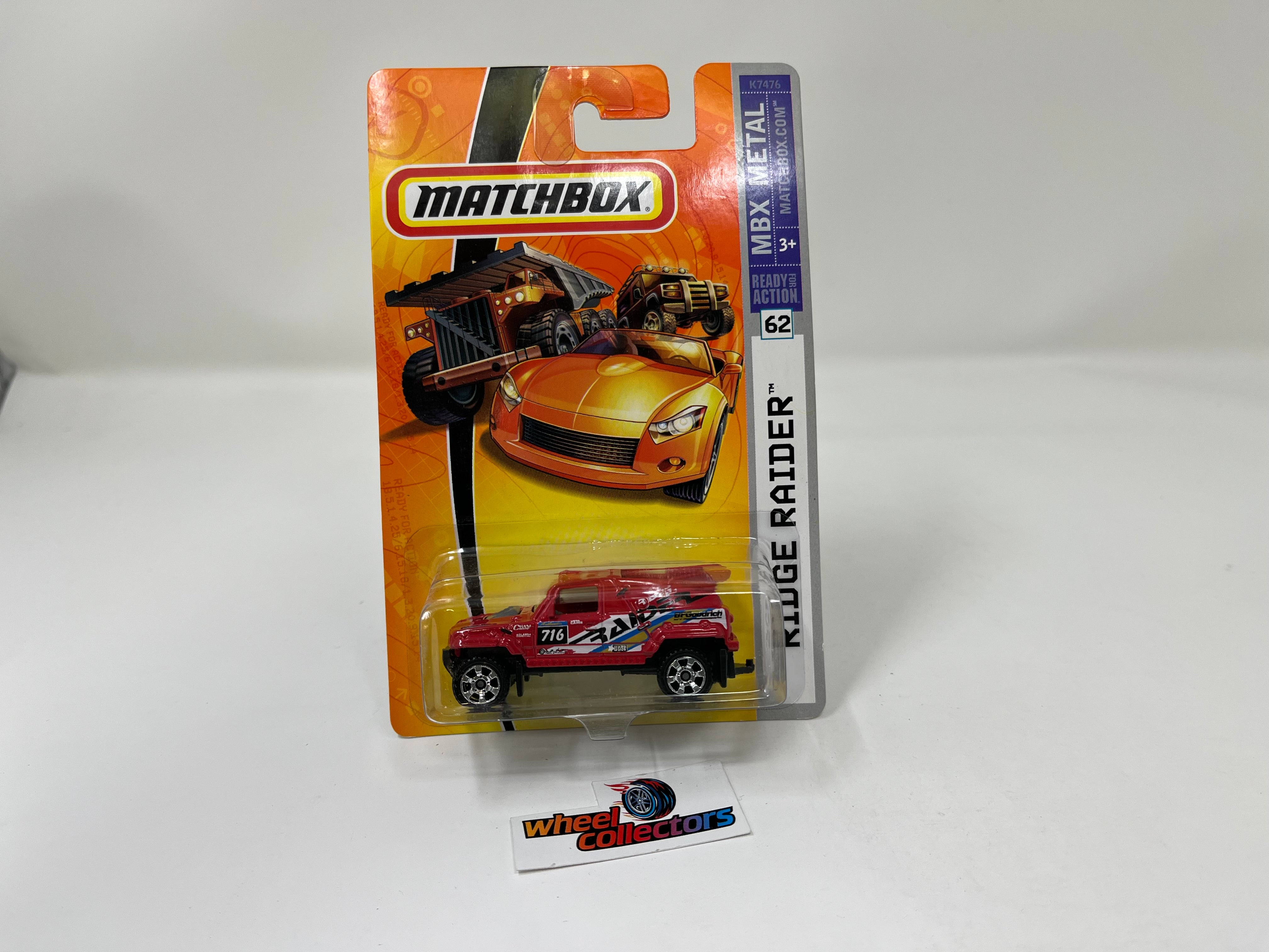 Ridge Raider #62 * Red * Matchbox Basic Series、mySite、hgirdovlk