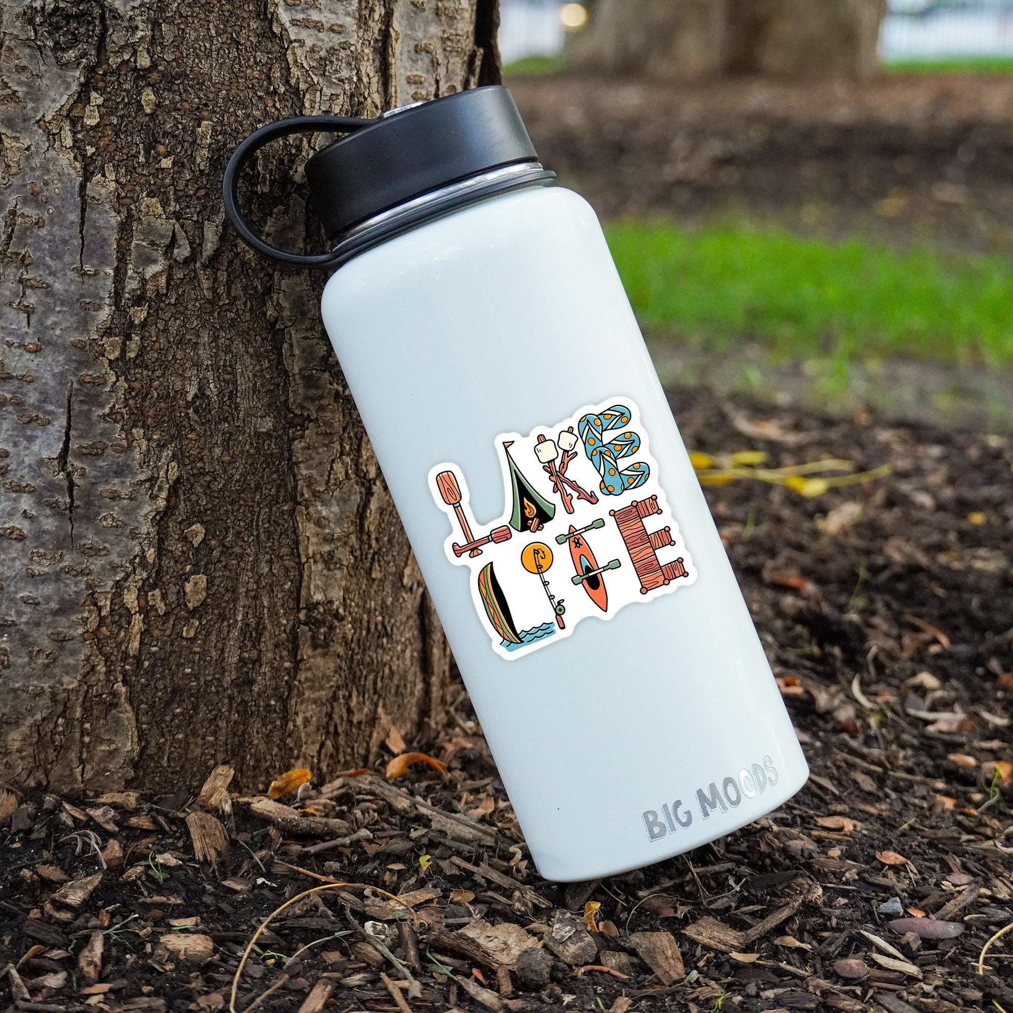  Lake Life Lettering Sticker、mySite、elrpsem3k